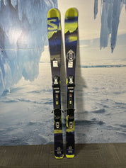 Used Salomon Q 85 Ski w/ Salomon Sympro 12 Demo Bindings - 160CM