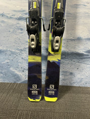 Used Salomon Q 85 Ski w/ Salomon Sympro 12 Demo Bindings - 160CM