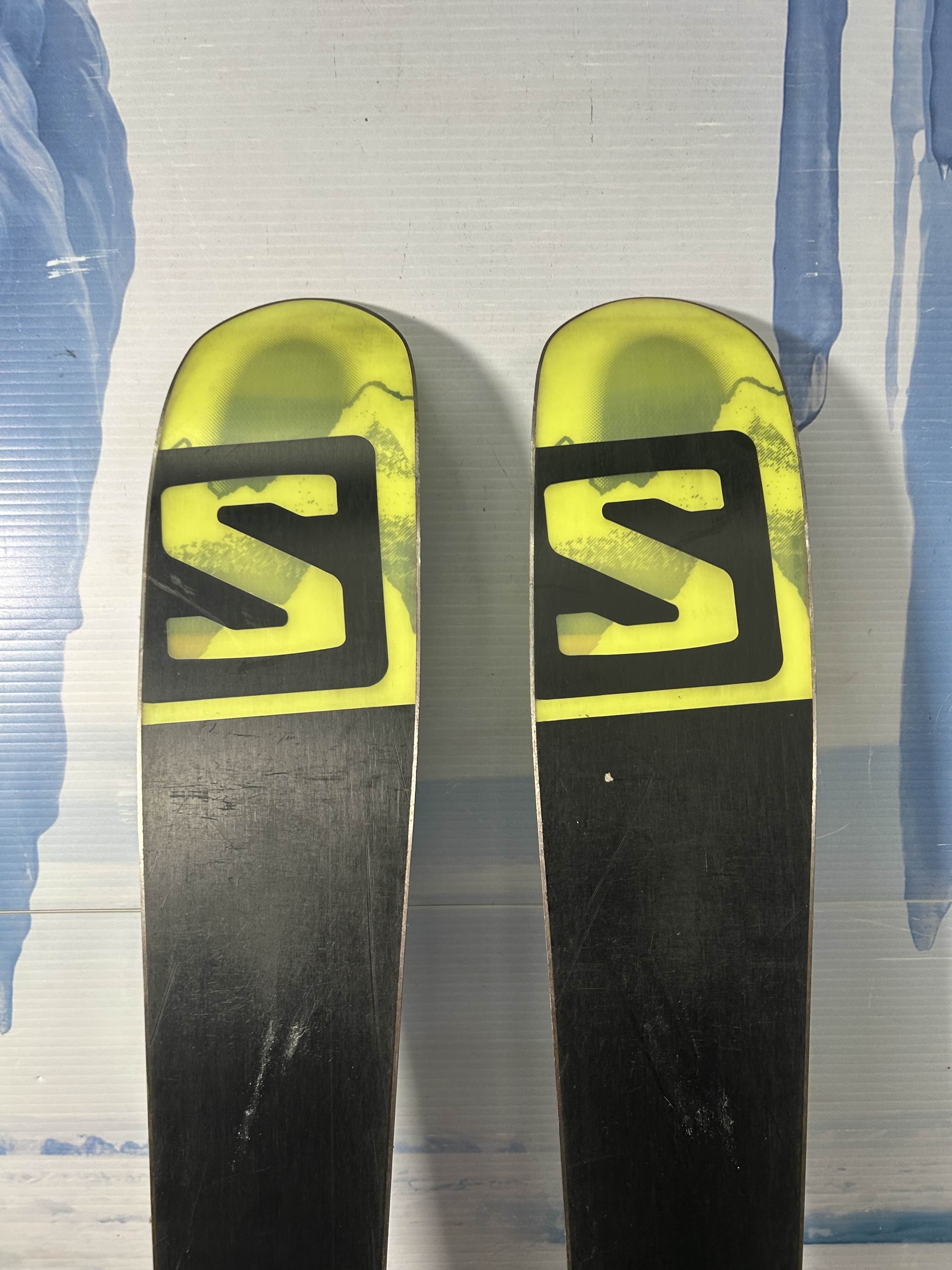 Used Salomon Q 85 Ski w/ Salomon Sympro 12 Demo Bindings - 160CM