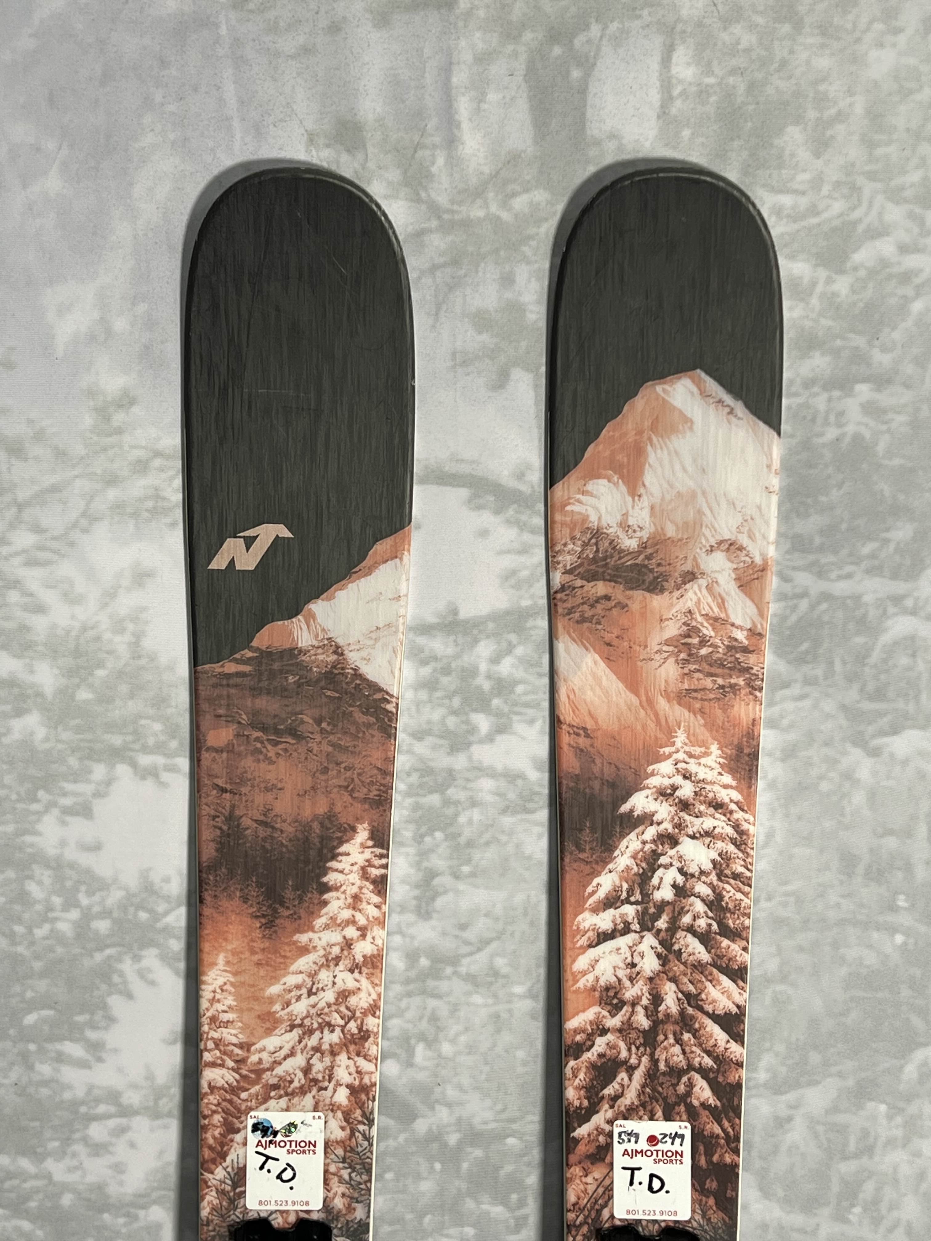 Used 2023 Nordica Santa Ana 98 151cm Skis with Adjustable Tyrolia Attack 11 MN Bindings