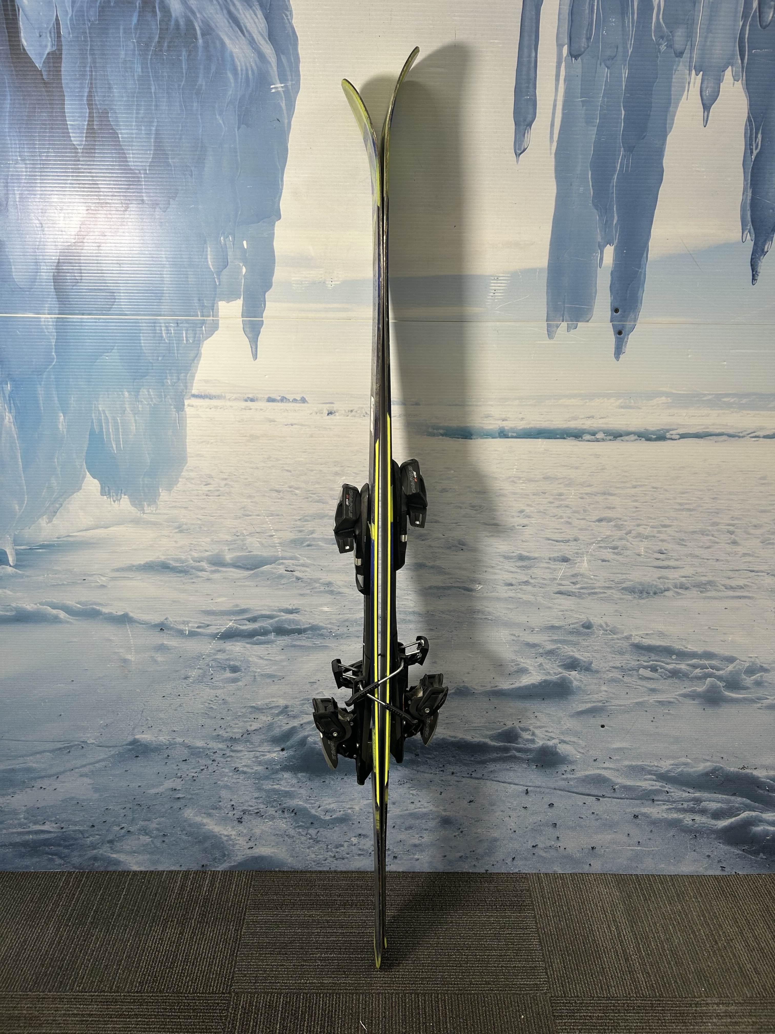 Used Salomon Q 85 Ski w/ Salomon Sympro 12 Demo Bindings - 160CM
