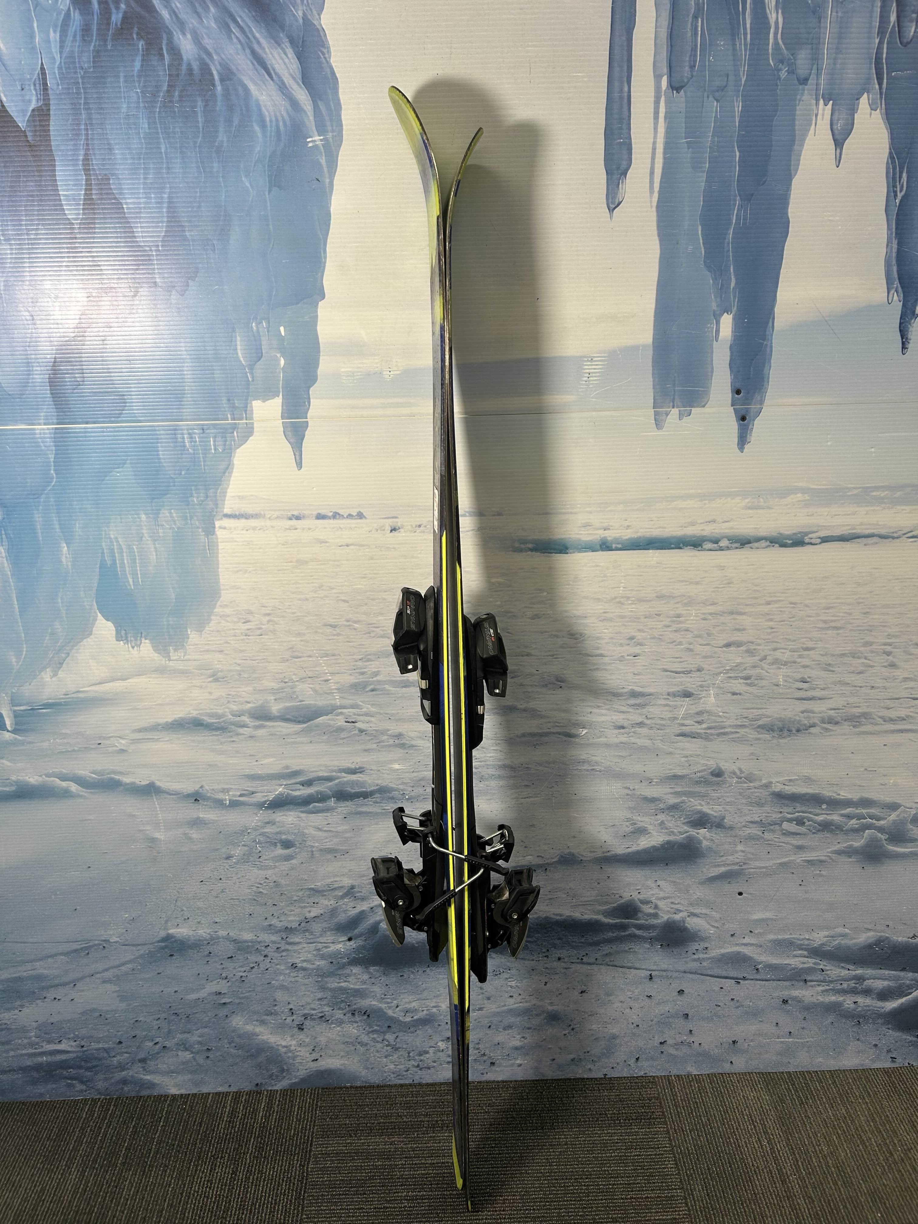 Used Salomon Q 85 Ski w/ Salomon Sympro 12 Demo Bindings - 160CM