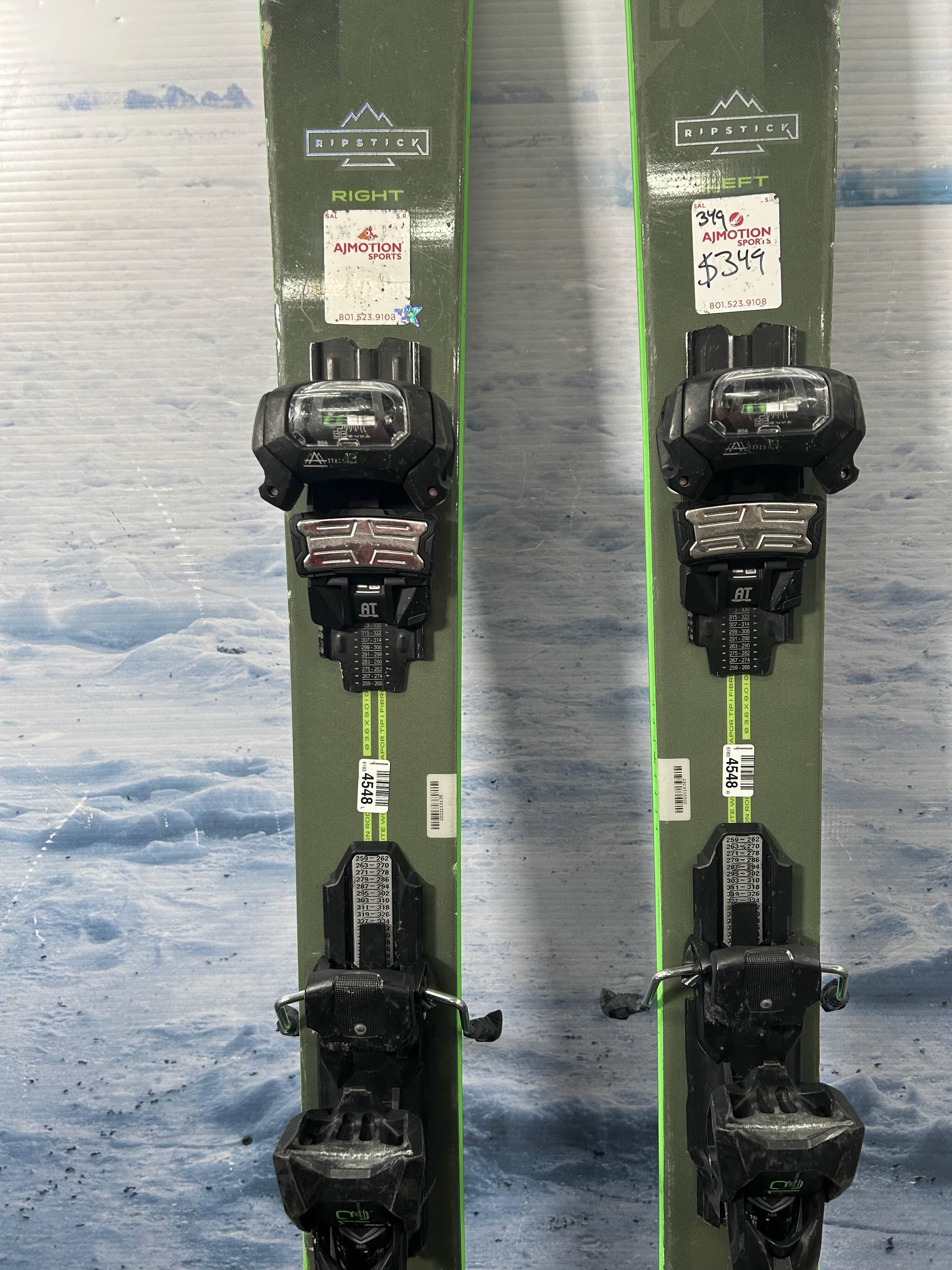 Used 2023 Elan Ripstick 96 Ski w/ Elan Attack 13 Demo Bindings - 164CM