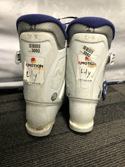 Used Nordica Team 3 Firearrow Youth Kids Ski Boot - 21.5MP