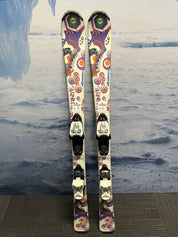 Used Nordica Hot Rod Youth Ski w/ Marker Iq 4.5 Demo Bindings - 120CM