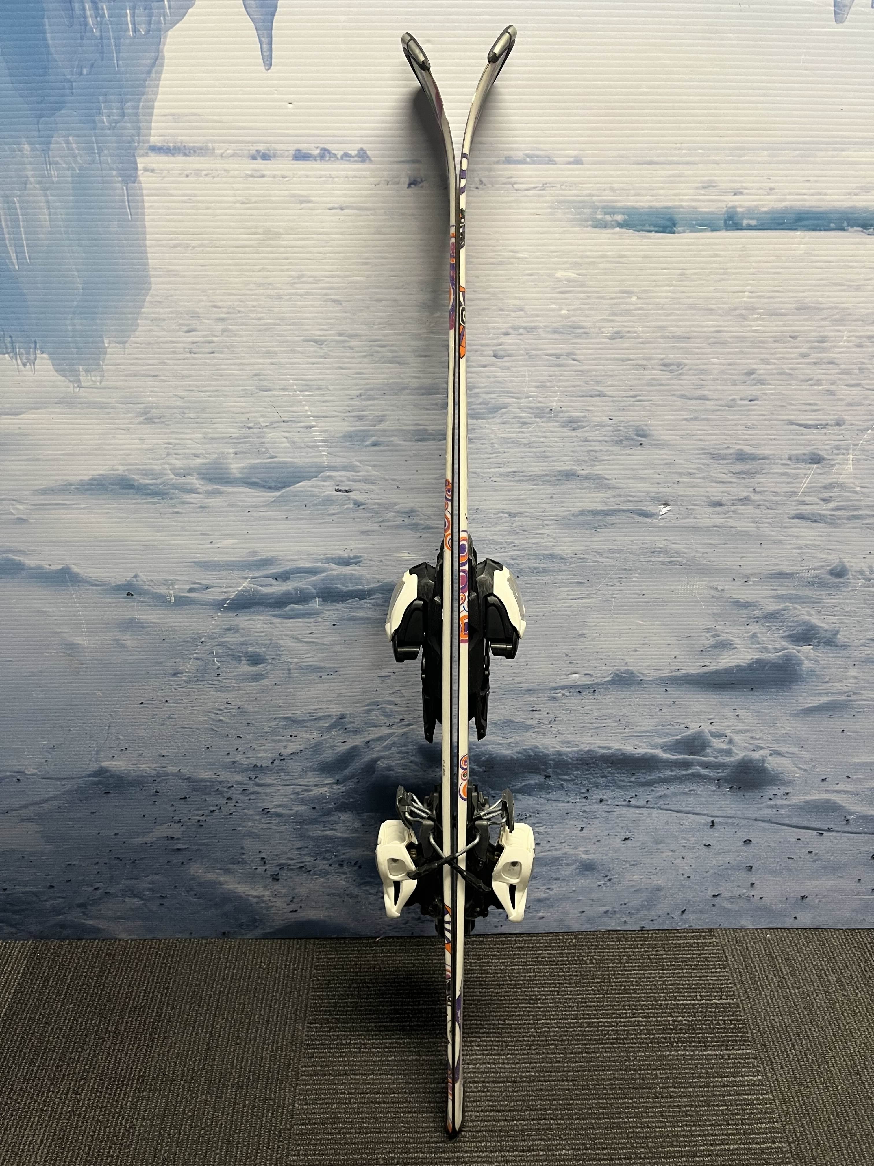 Used Nordica Hot Rod Youth Ski w/ Marker Iq 4.5 Demo Bindings - 120CM
