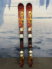 Used Nordica Hot Rod Youth Ski w/ Marker Iq 7.0 Demo Bindings - 130CM