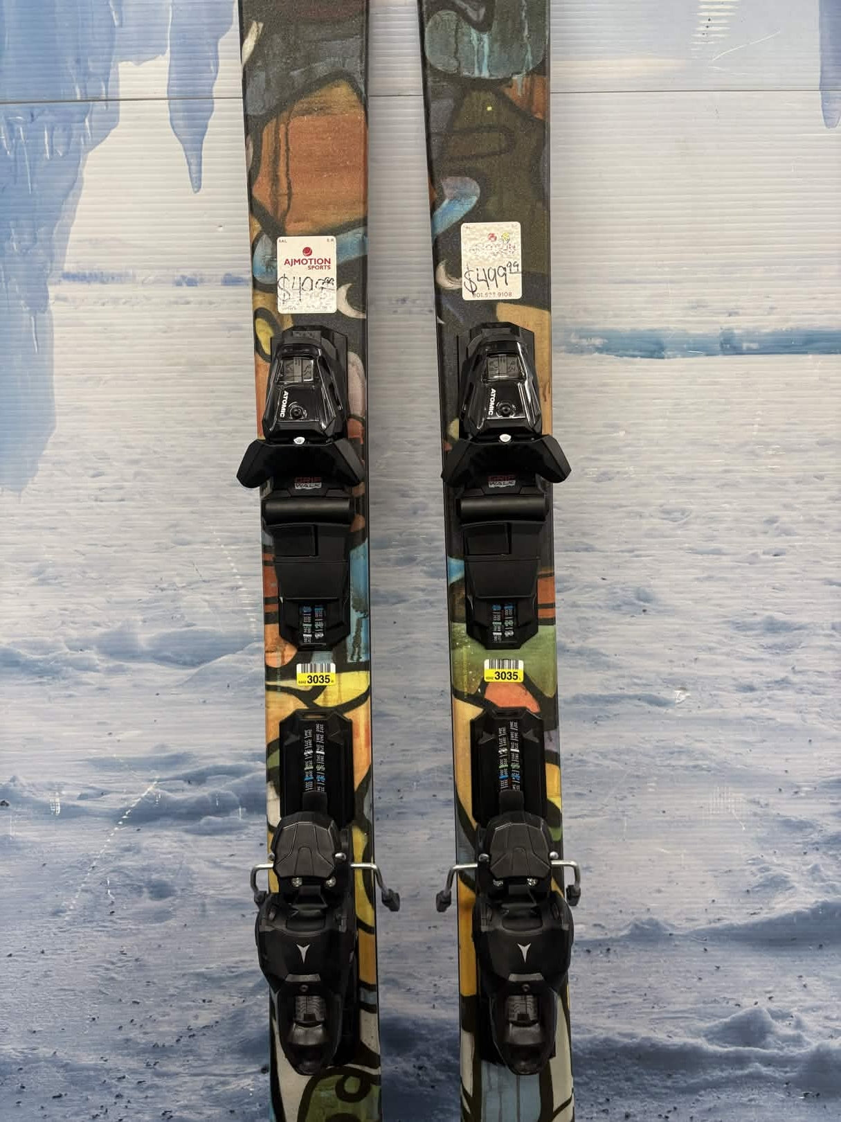 Atomic Bent 85r 170cm Skis w/ Atomic Strive 10 Bindings Lightly Used 2026