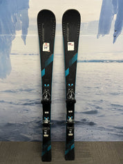 Used Elan Snow White Ls Youth Ski w/ Elan 7.5 Demo Bindings - 140CM