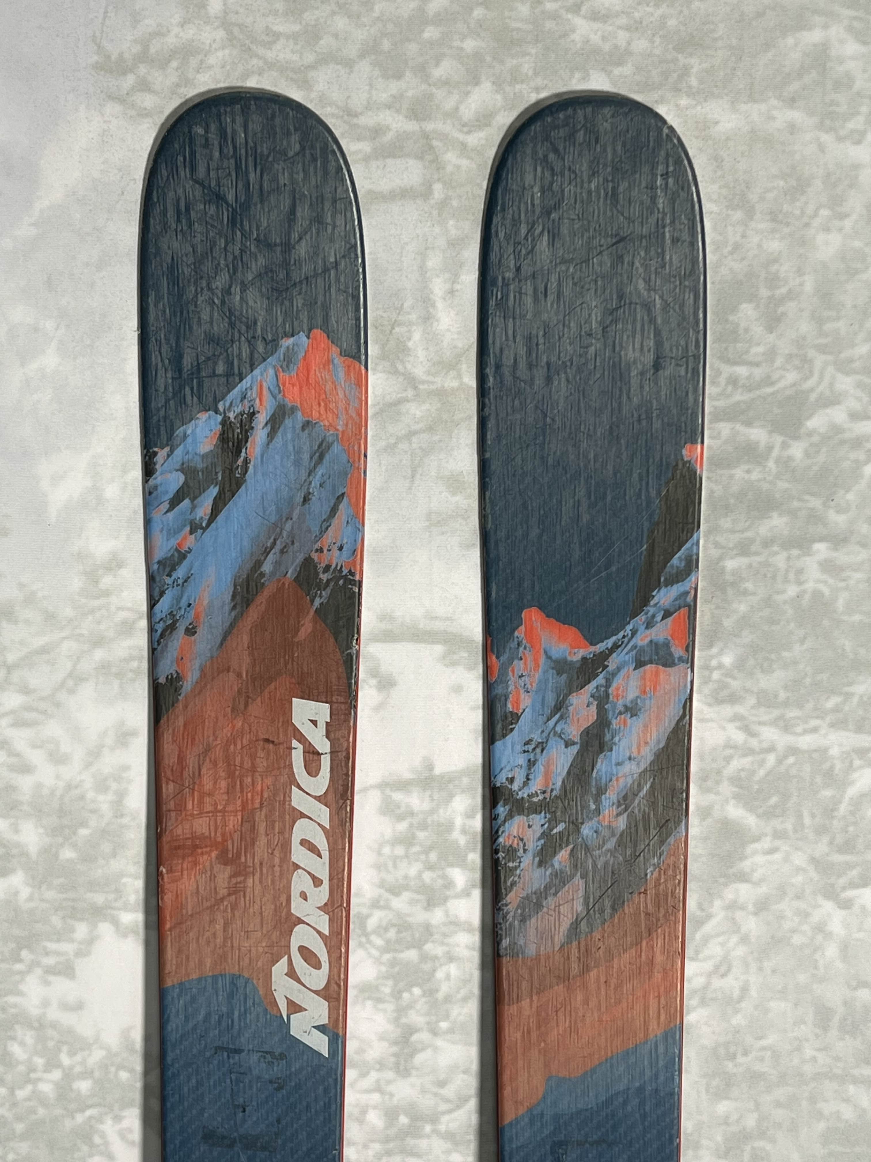 Used Nordica Enforcer 100 165 cm Skis 2022 w/Ellan Attack 13 Demo Binding