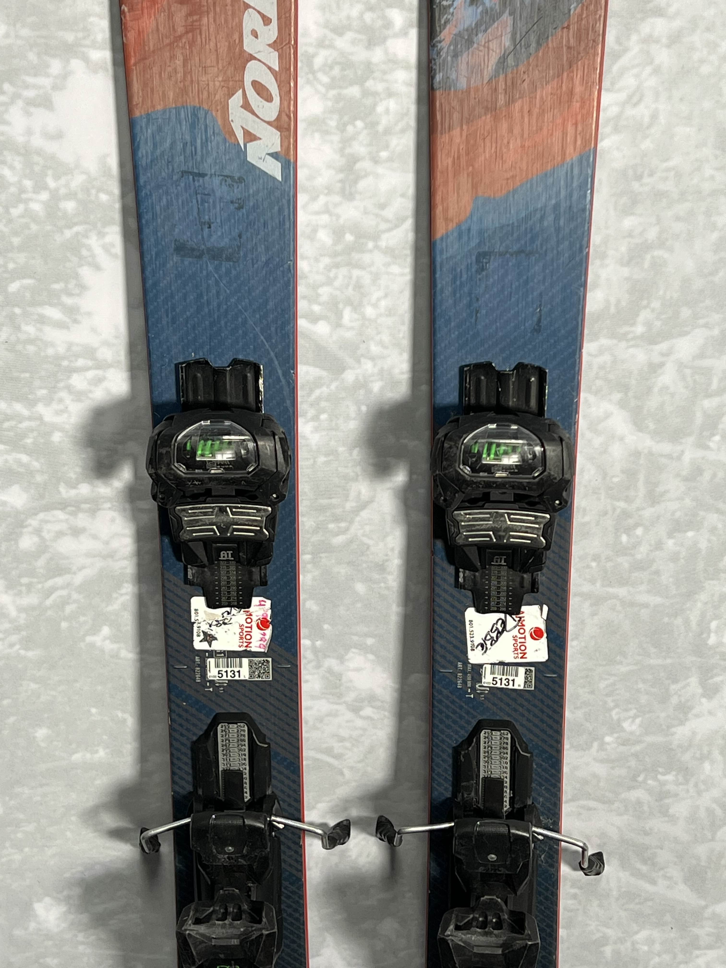 Used Nordica Enforcer 100 165 cm Skis 2022 w/Ellan Attack 13 Demo Binding