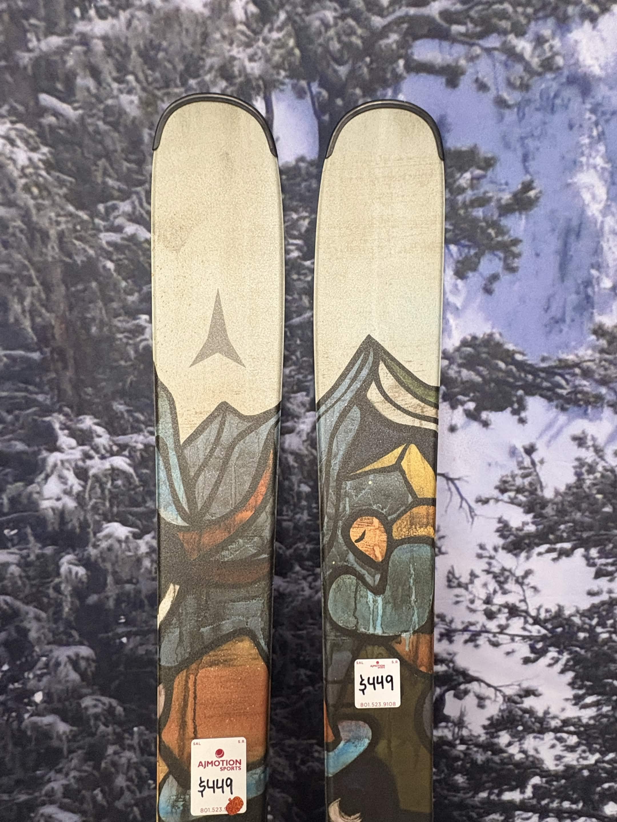 Atomic Bent Chetler 85R 165cm Skis w/ Atomic EM10 GW ATO SYS Demo Binding - New 2026