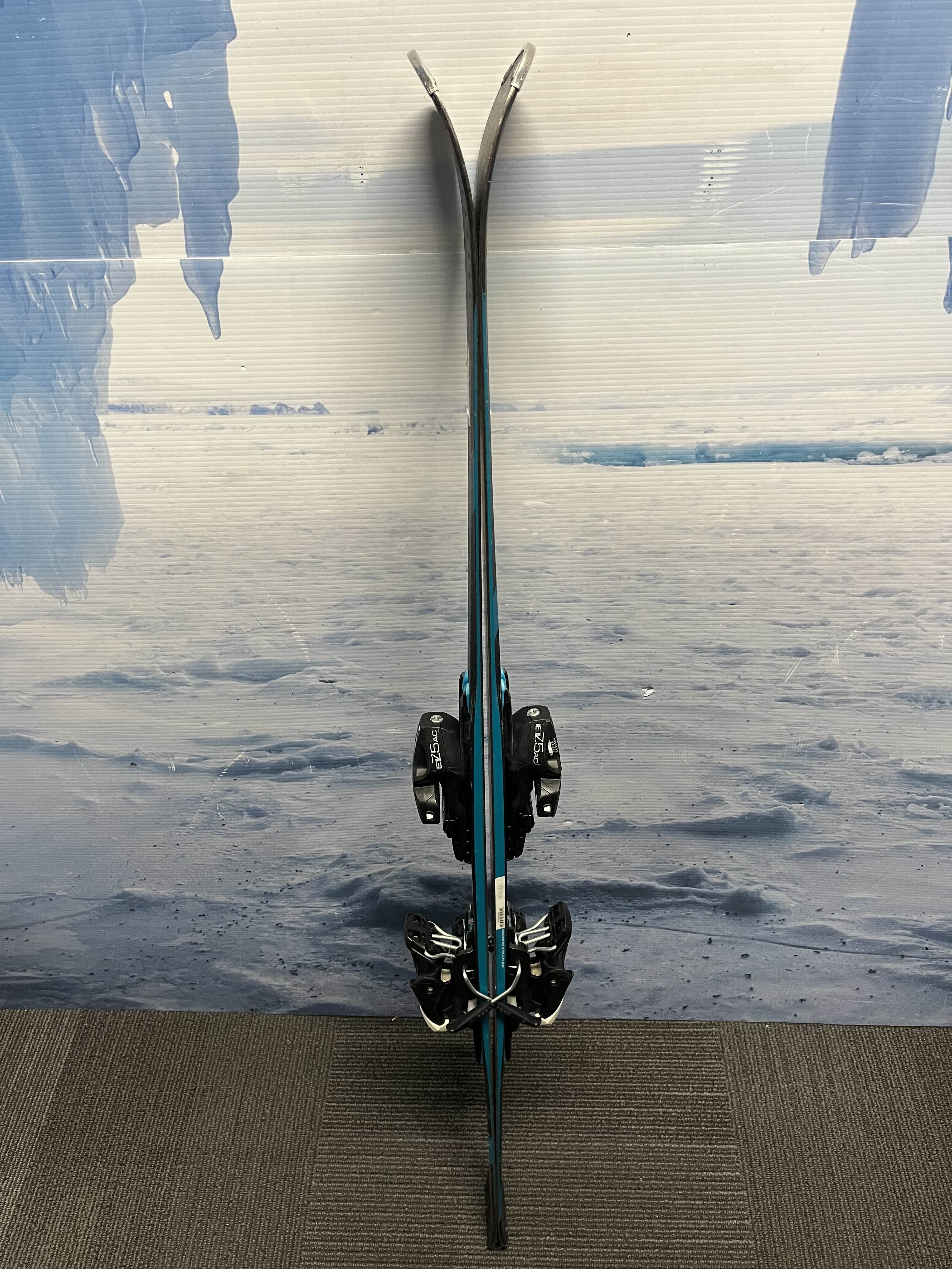 Used Elan Snow White Ls Youth Ski w/ Elan 7.5 Demo Bindings - 140CM