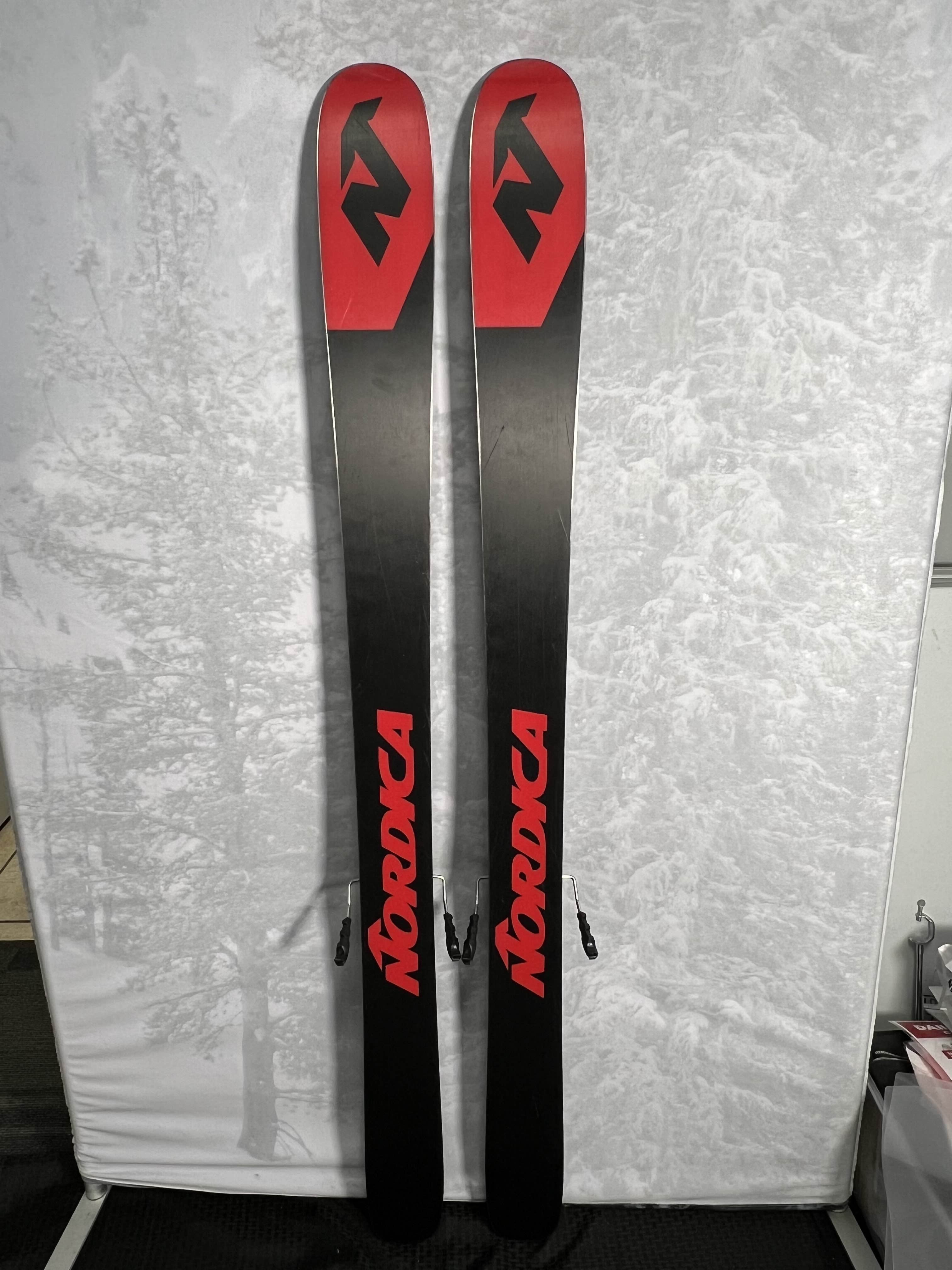 Used Nordica Enforcer 100 165 cm Skis 2022 w/Ellan Attack 13 Demo Binding