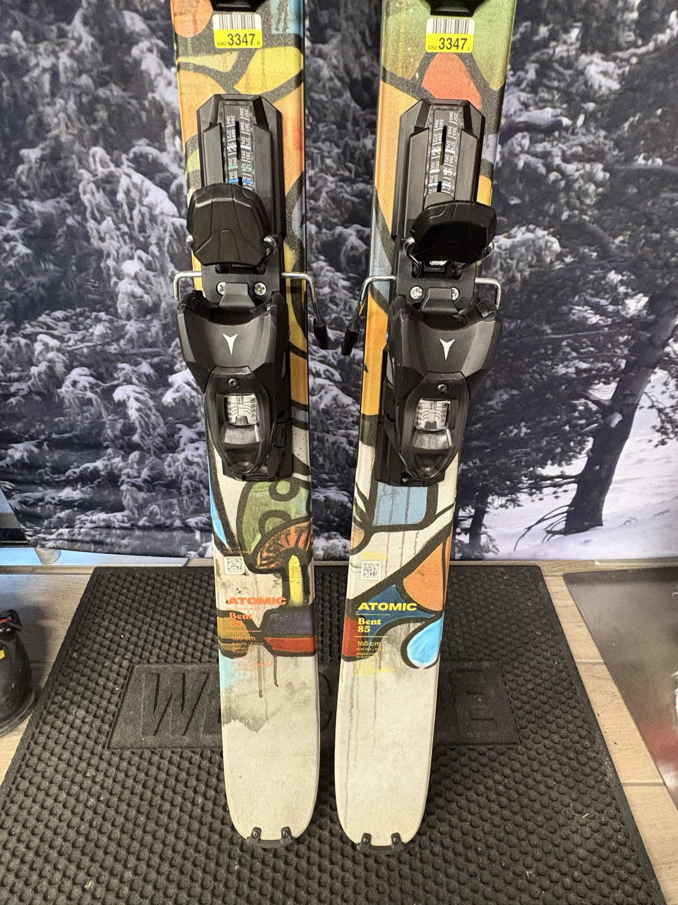 Atomic Bent Chetler 85R 165cm Skis w/ Atomic EM10 GW ATO SYS Demo Binding - New 2026