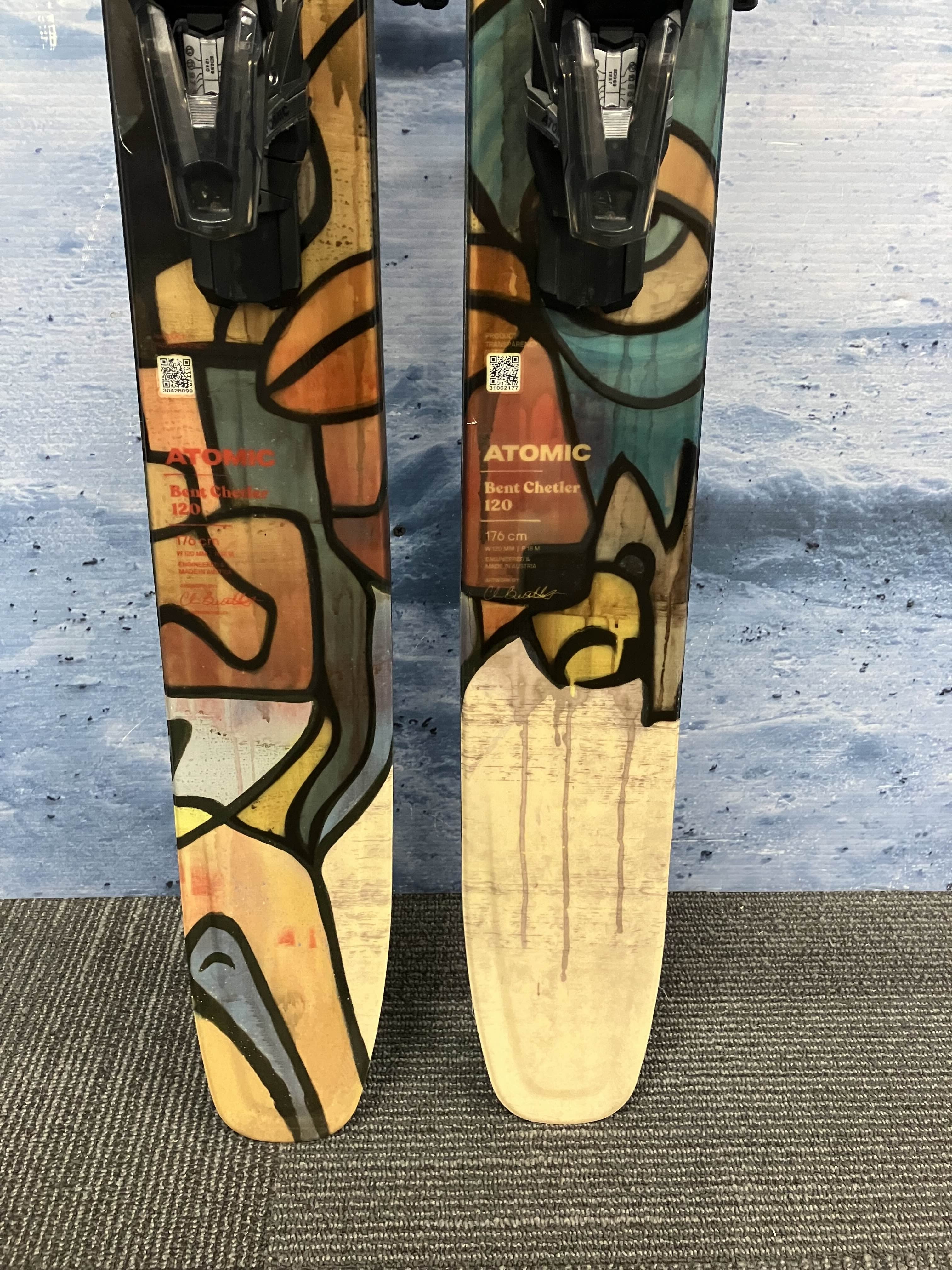 Atomic Bent Chetler 120 176cm Skis w/ ATOMIC Strive 13 GW ATO Demo Binding - Used (2026)