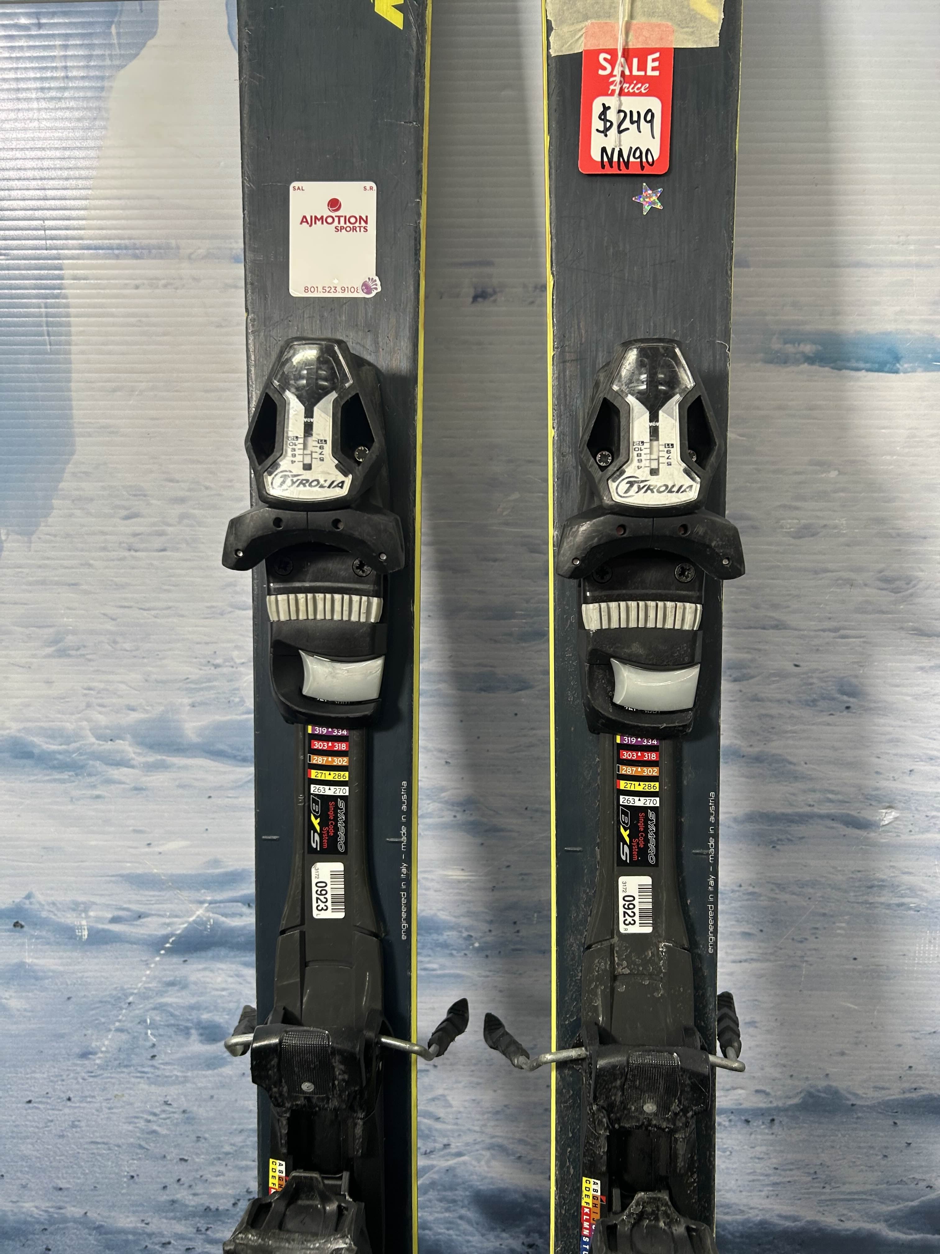 Used Nordica Nrgy 90 Ski w/ Tyrolia Sympro 12 Demo Bindings - 177CM