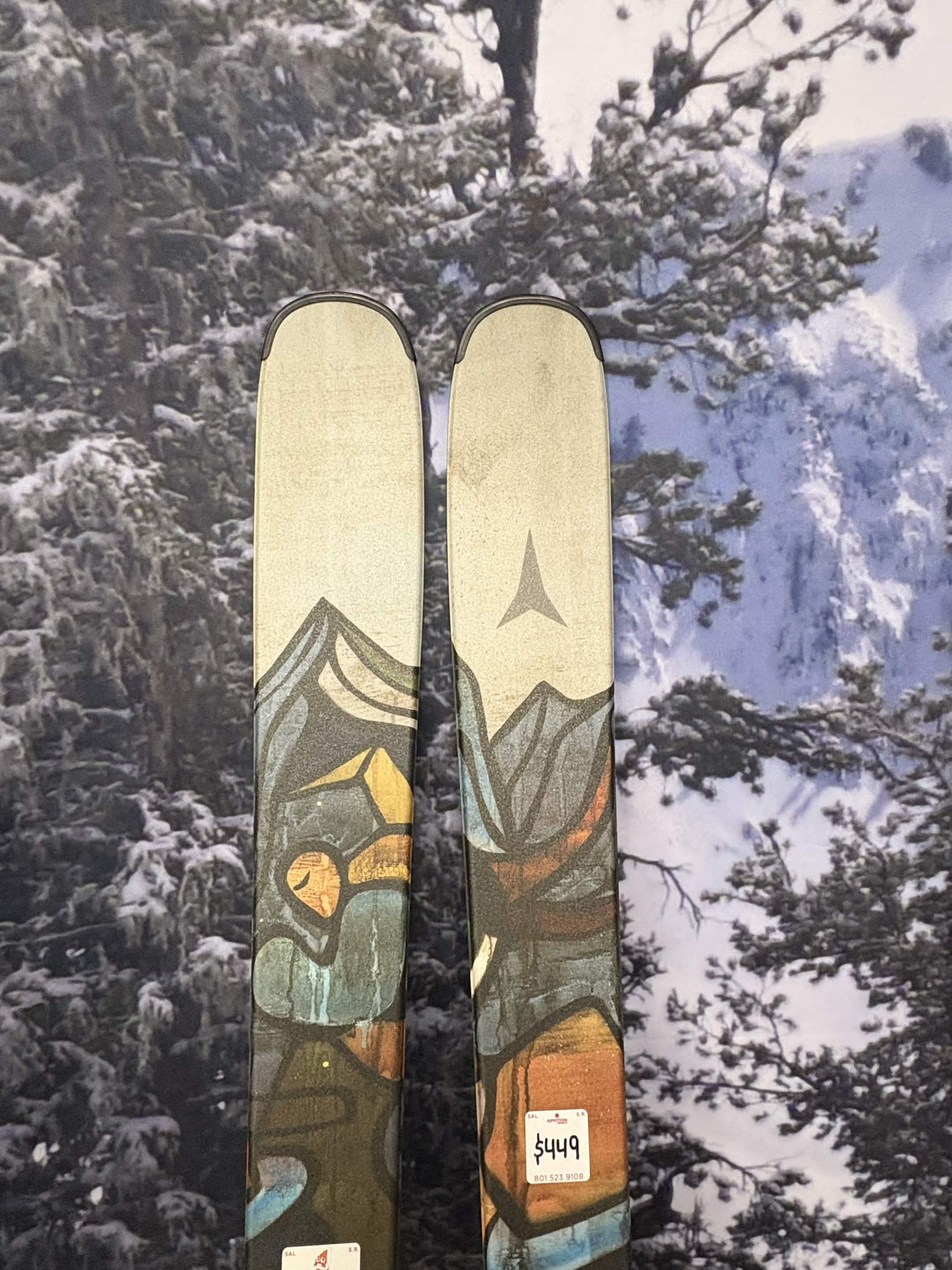 Atomic Bent Chetler 85R 170cm Skis w/ Atomic EM10 GW ATO SYS Demo Binding - New 2026