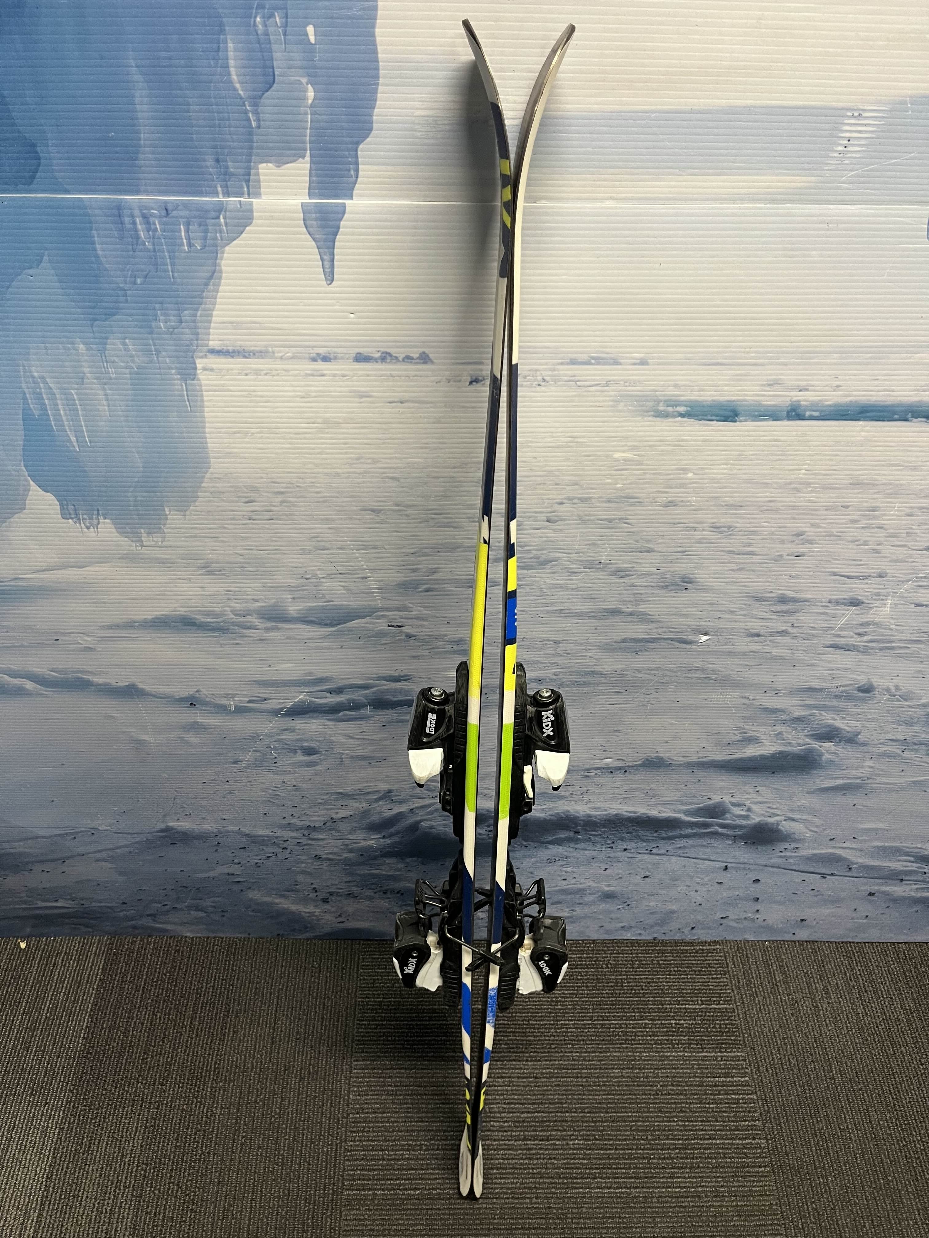 Used Rossignol Terrain Youth Ski w/ Look Kidx 4.5 Demo Bindings - 140CM
