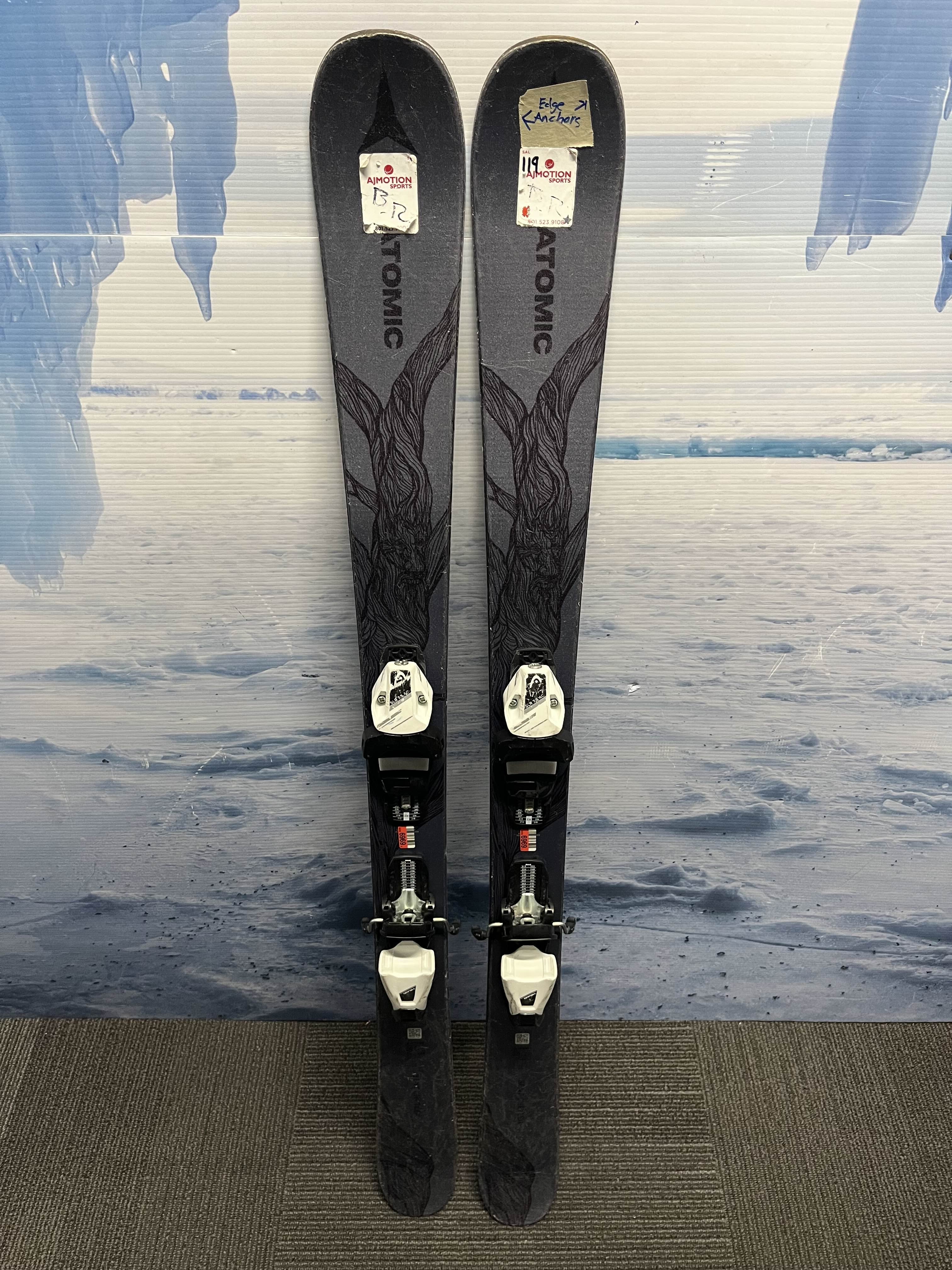 Used Atomic Bent Chetler 85 Youth Ski w/ Head Slr 7.5 Ac Demo Bindings - 140CM