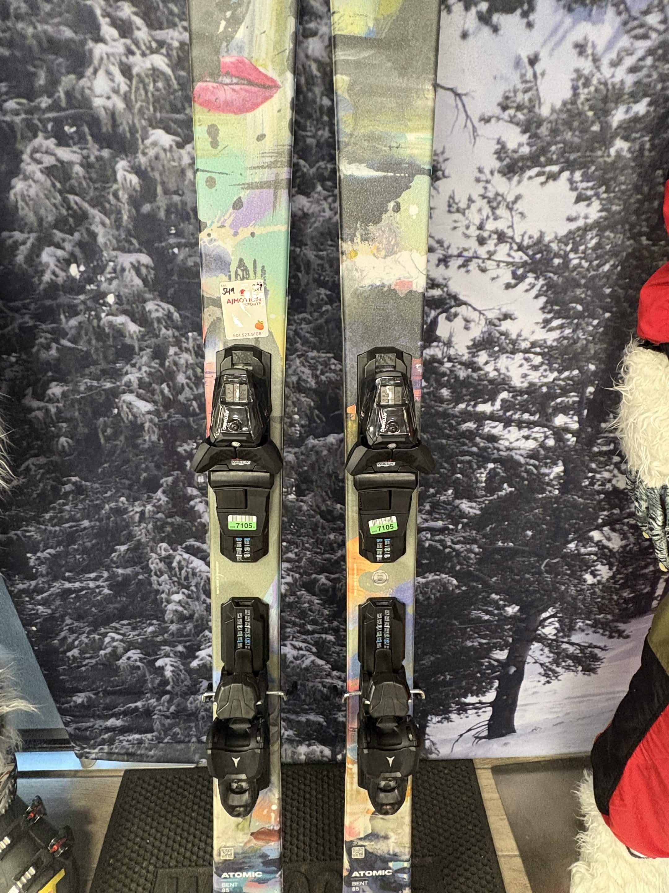 Atomic Bent Chetler 85 R 170cm Skis w/ Atomic M10 GW SYS ATO Demo Binding -New 2027