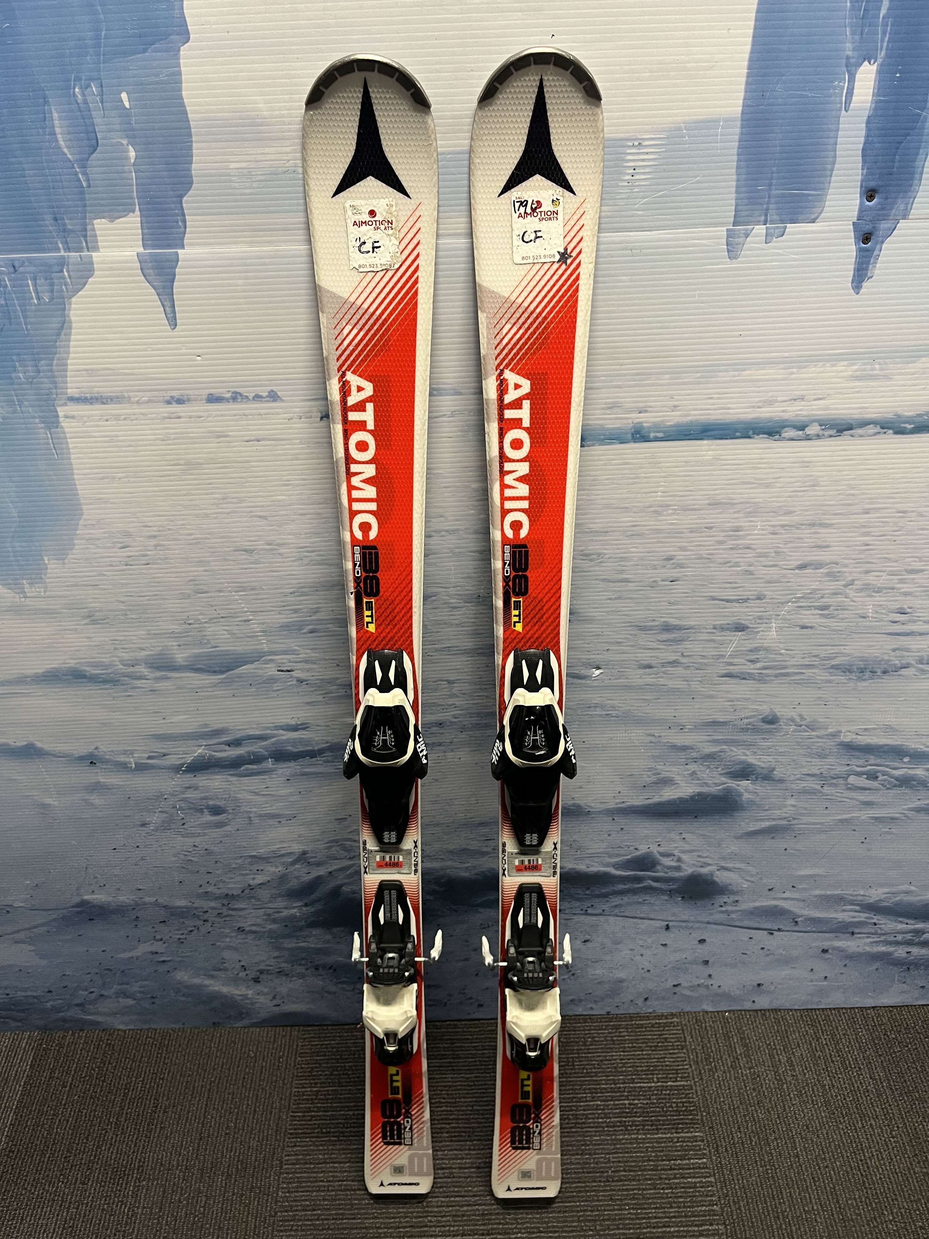 Used Atomic Etl Bend X Men's Ski w/ Atomic Lithium 10 Demo Bindings - 138CM