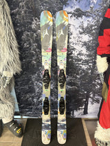 Atomic Bent Jr 140cm Skis w/ Atomic L6 GW SYS ATO Demo Binding - New 2027