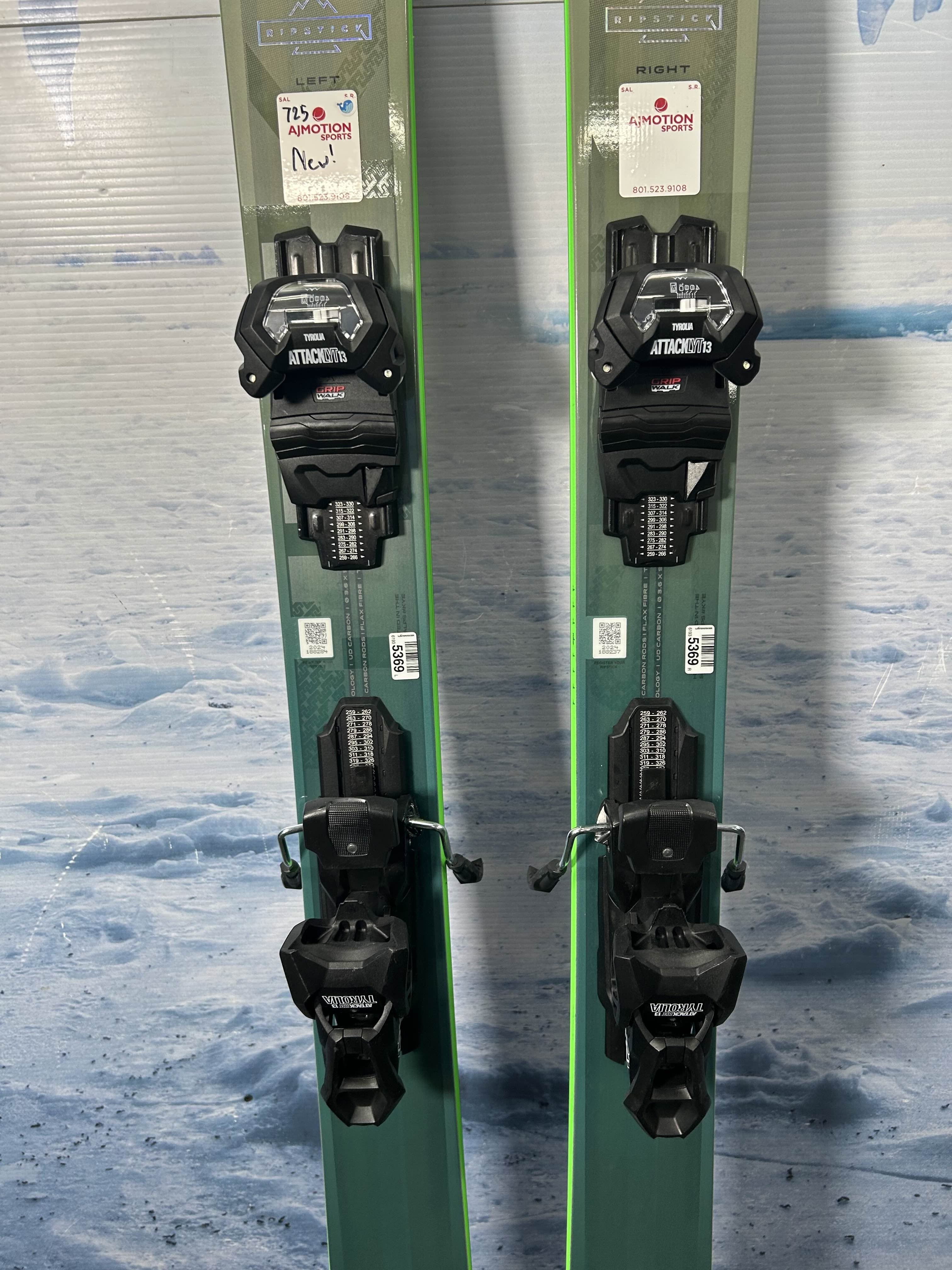 New 2025 Elan Ripstick 96 - 189cm w/ Tyrollia Attack 13 adjustable GW bindings