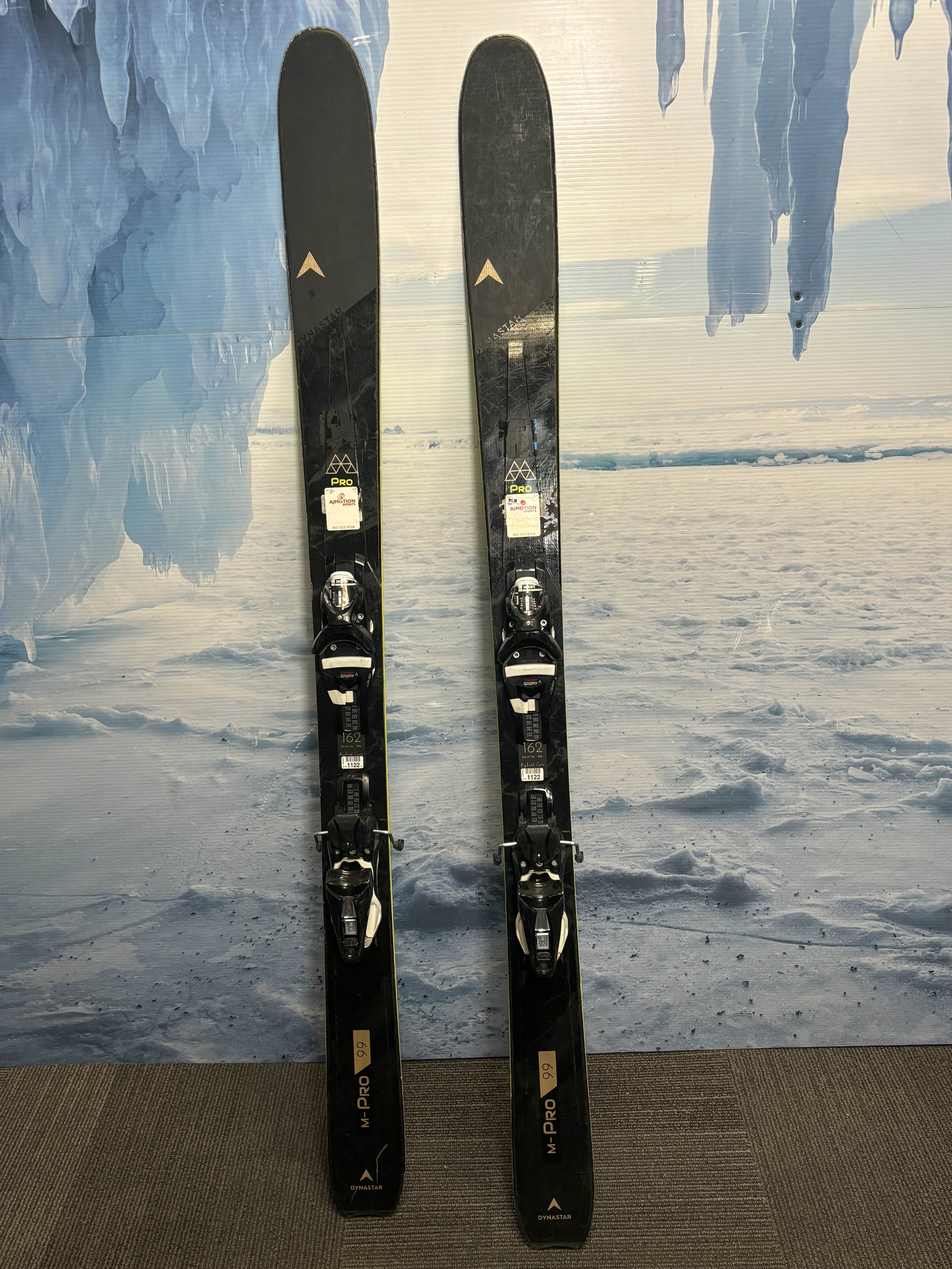 Used Dynastar M Pro 99 Ski 162cm w/ Look Grip Walk 11 Rental Binding