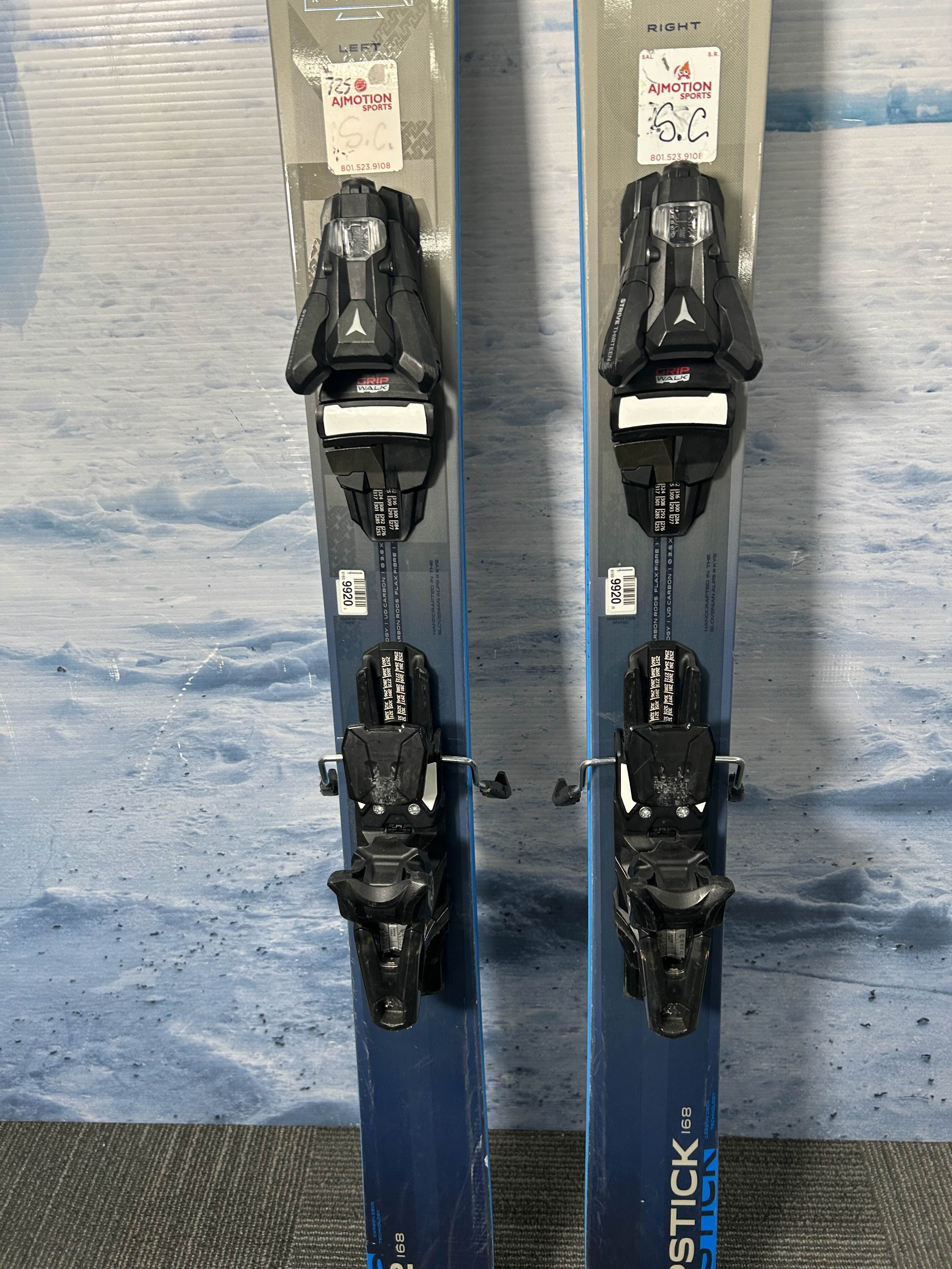 Used Elan Ripstick 102 2025 Skis 168cm w/ Atomic Strive 13 GW Demo Bindings
