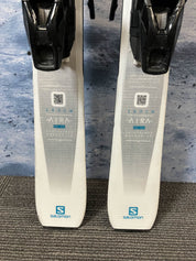 Used Salomon Aira 76 140cm Skis w/Salomon Lithium 10 Bindings