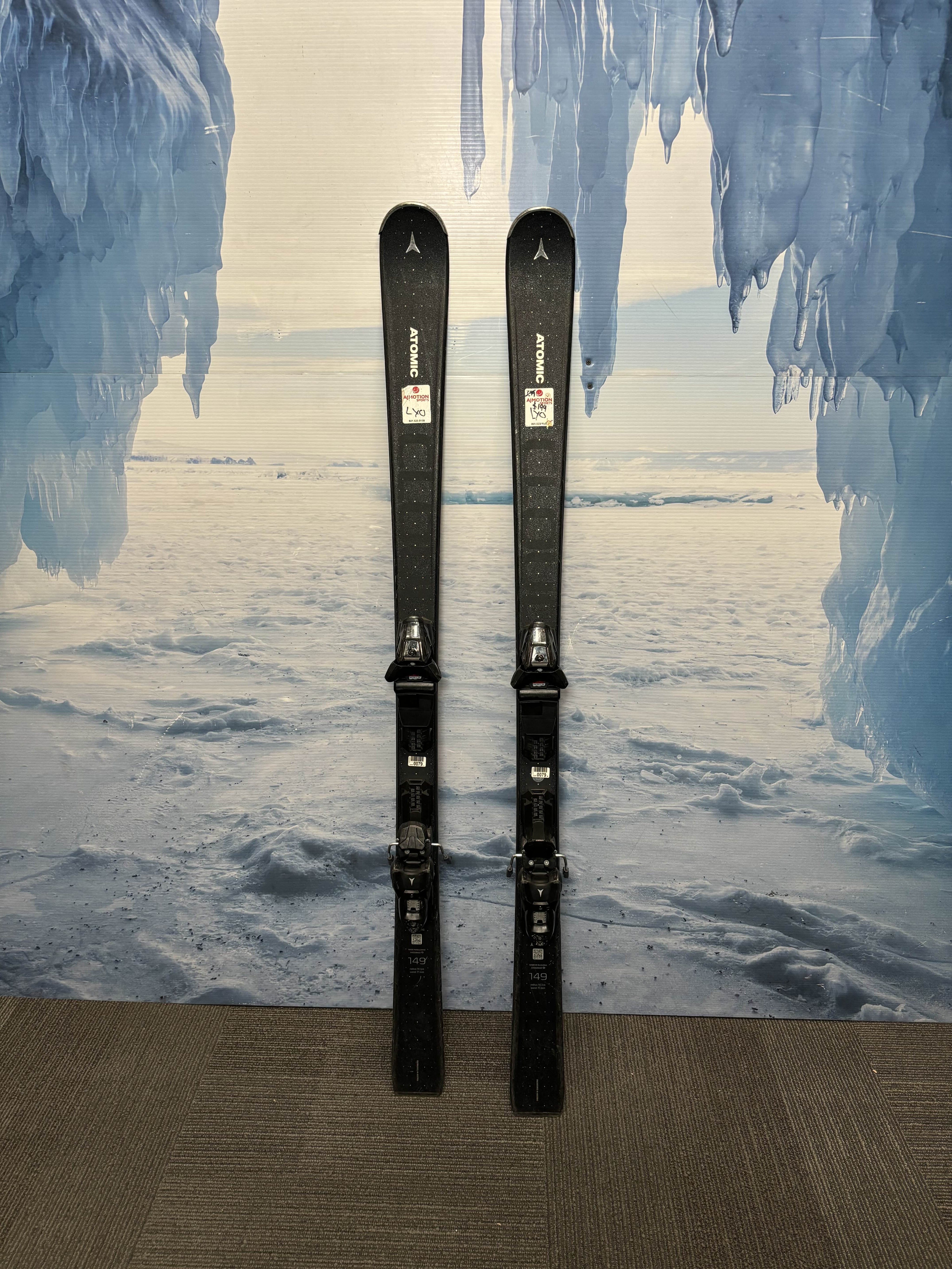 Used Atomic Cloud 71 C Ski 149cm w/ Atomic Grip Walk M 10 Rental Binding