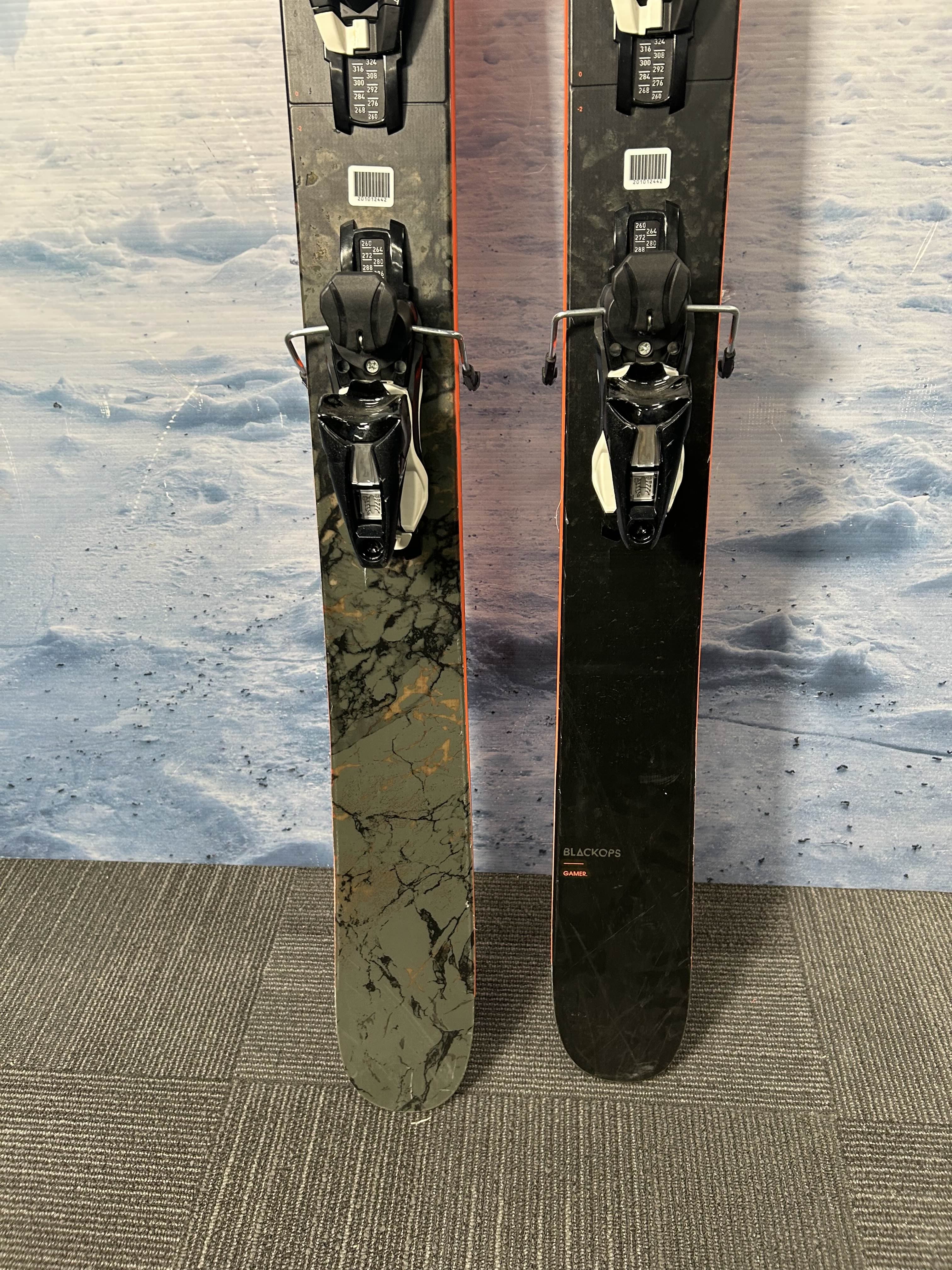 Used 2022 Rossignol Blackops Gamer 118 Ski w/ Look Nx 12 Demo Bindings - 186CM