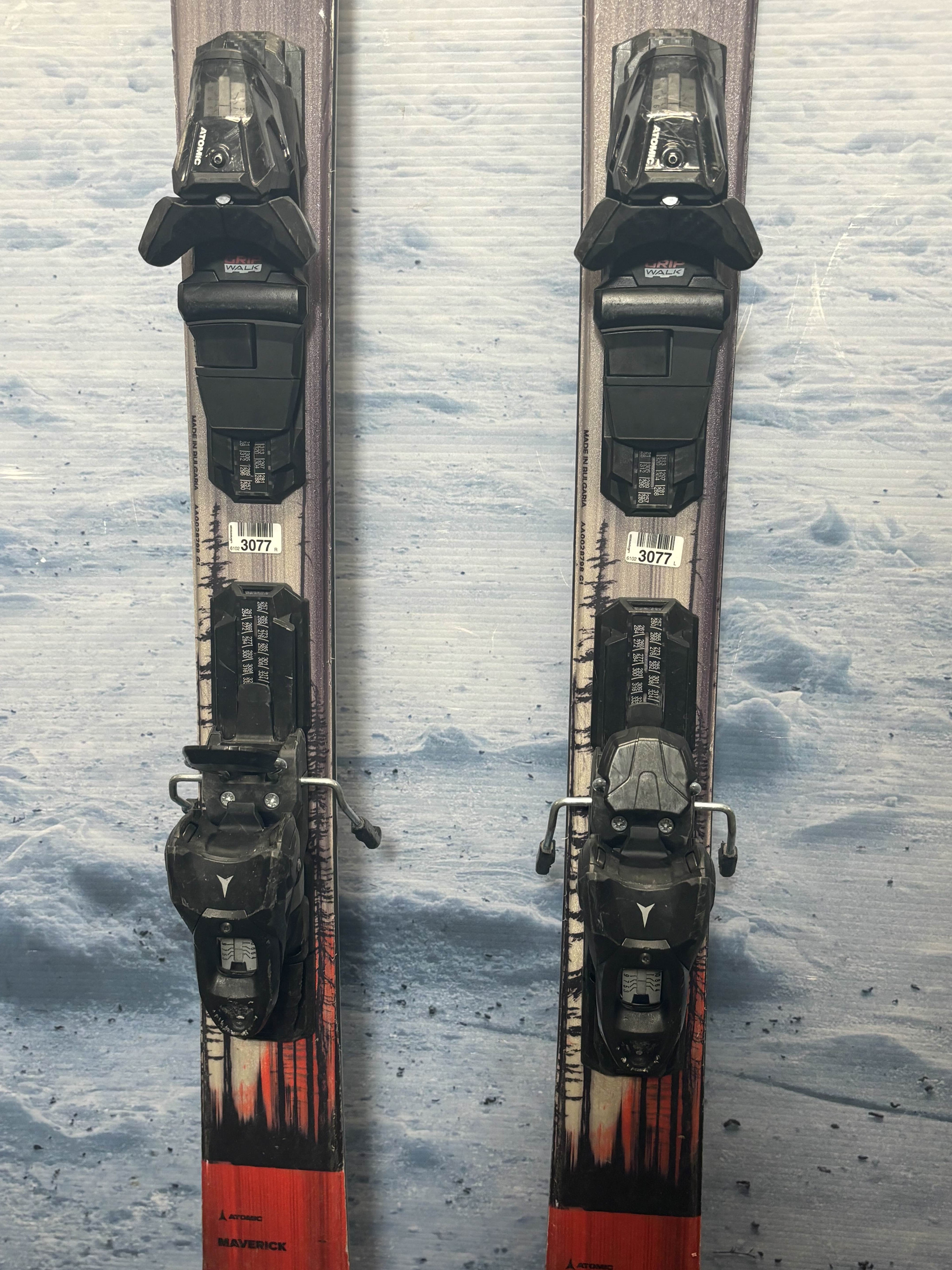 Used Atomic Maverick 83 Ski 149cm w/ Atomic Grip Walk M 10 Rental Binding