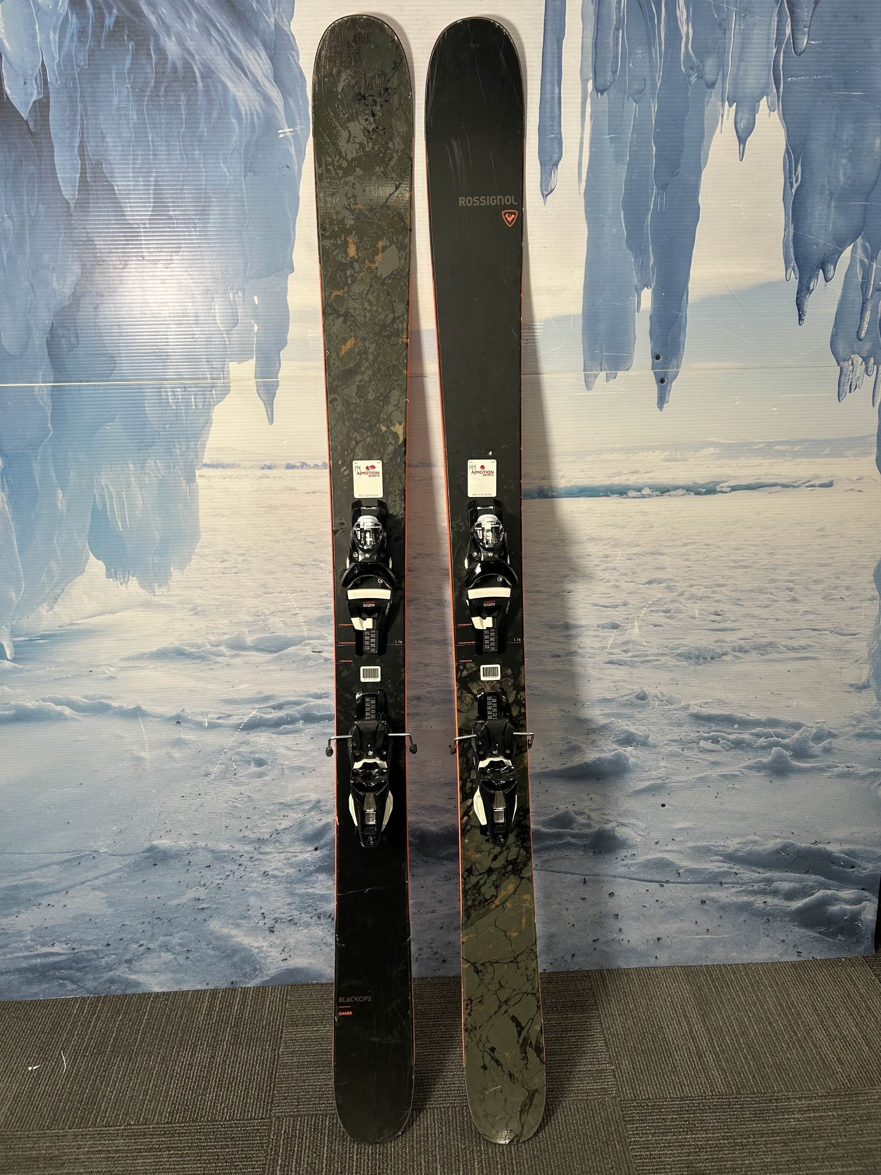Used 2022 Rossignol Blackops Gamer 118 Ski w/ Look Nx 12 Demo Bindings - 176CM