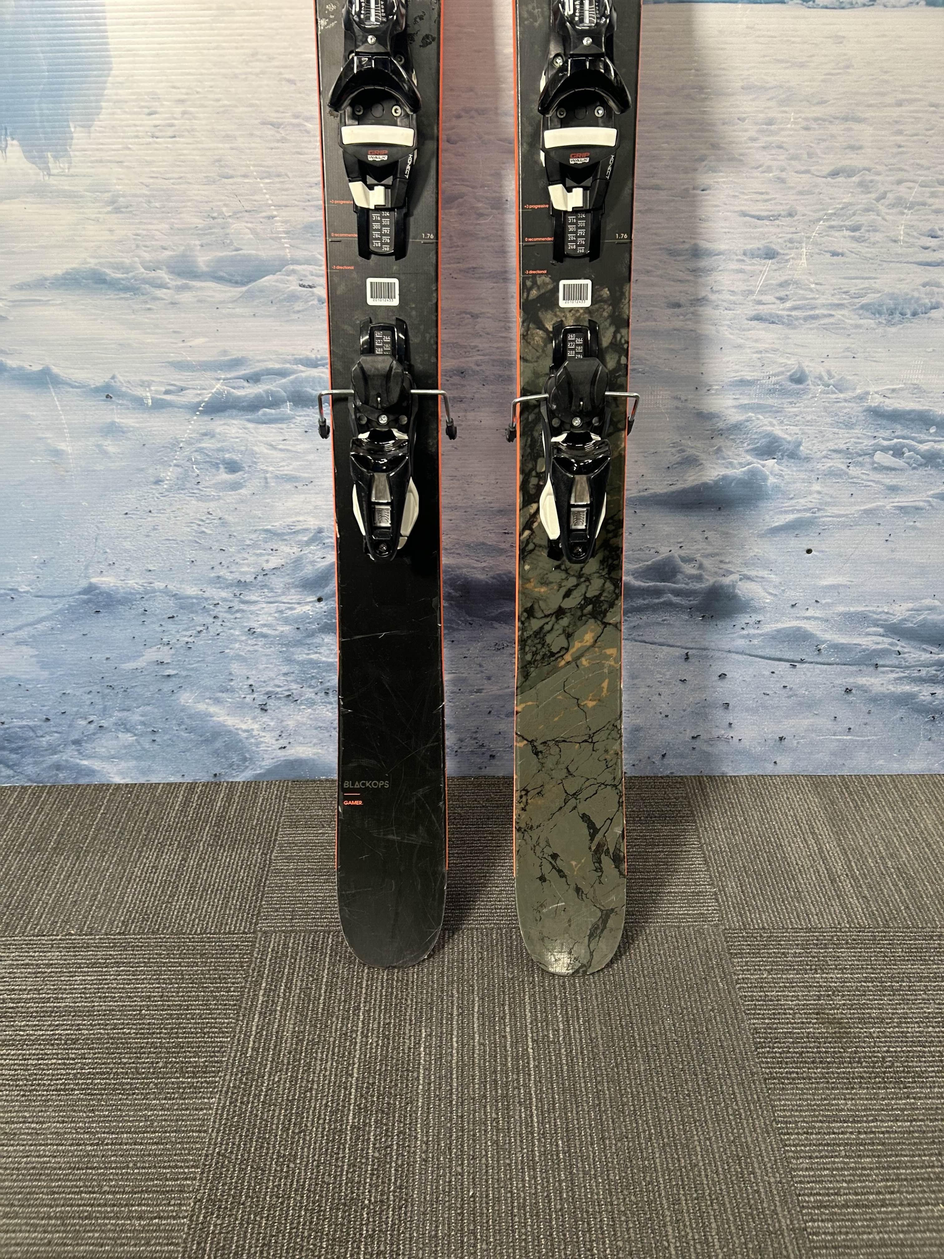 Used 2022 Rossignol Blackops Gamer 118 Ski w/ Look Nx 12 Demo Bindings - 176CM