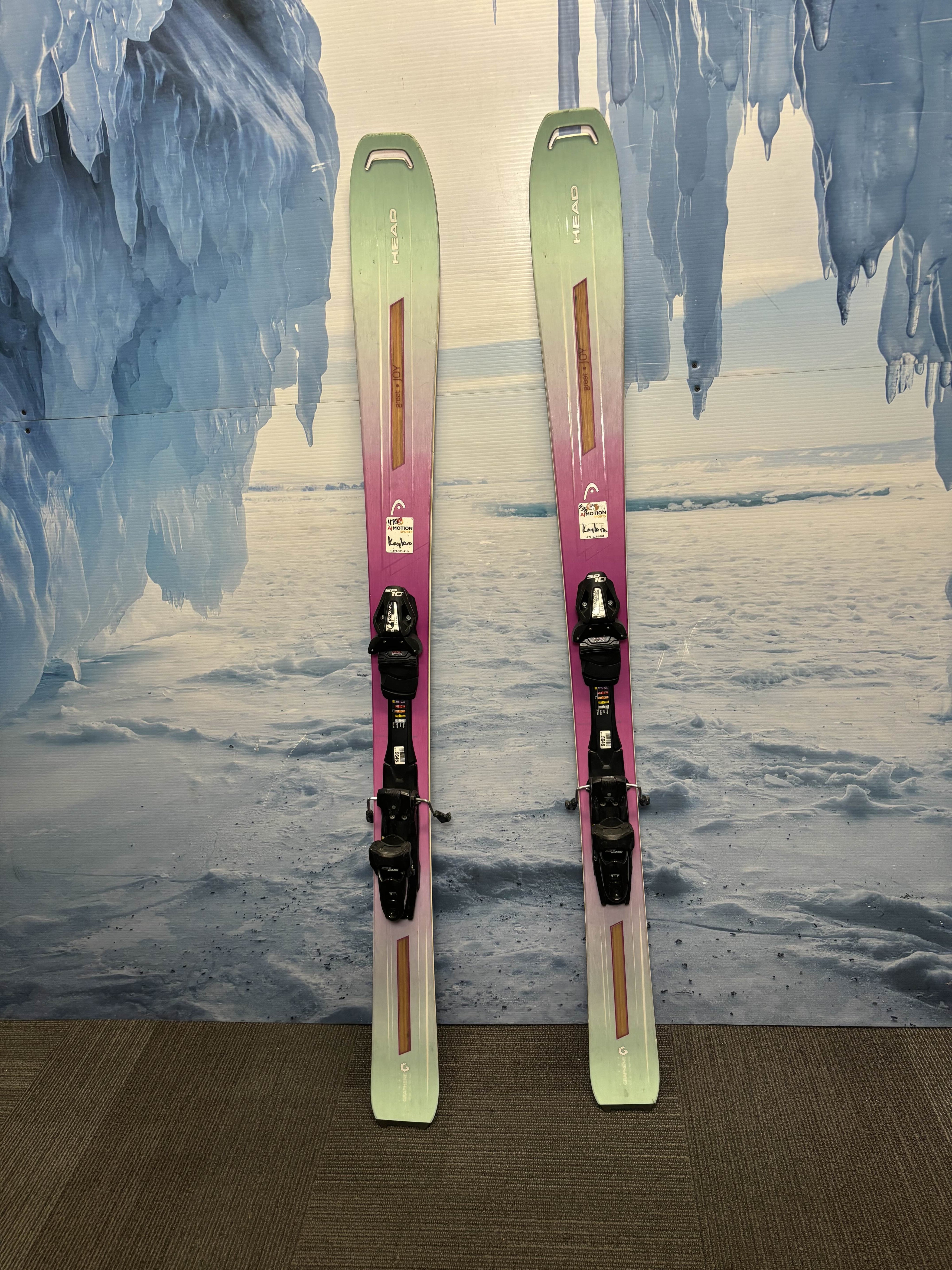 Used Head Great Joy 98 Ski 163cm w/ Tyrolia SP10 Grip Walk Rental Binding