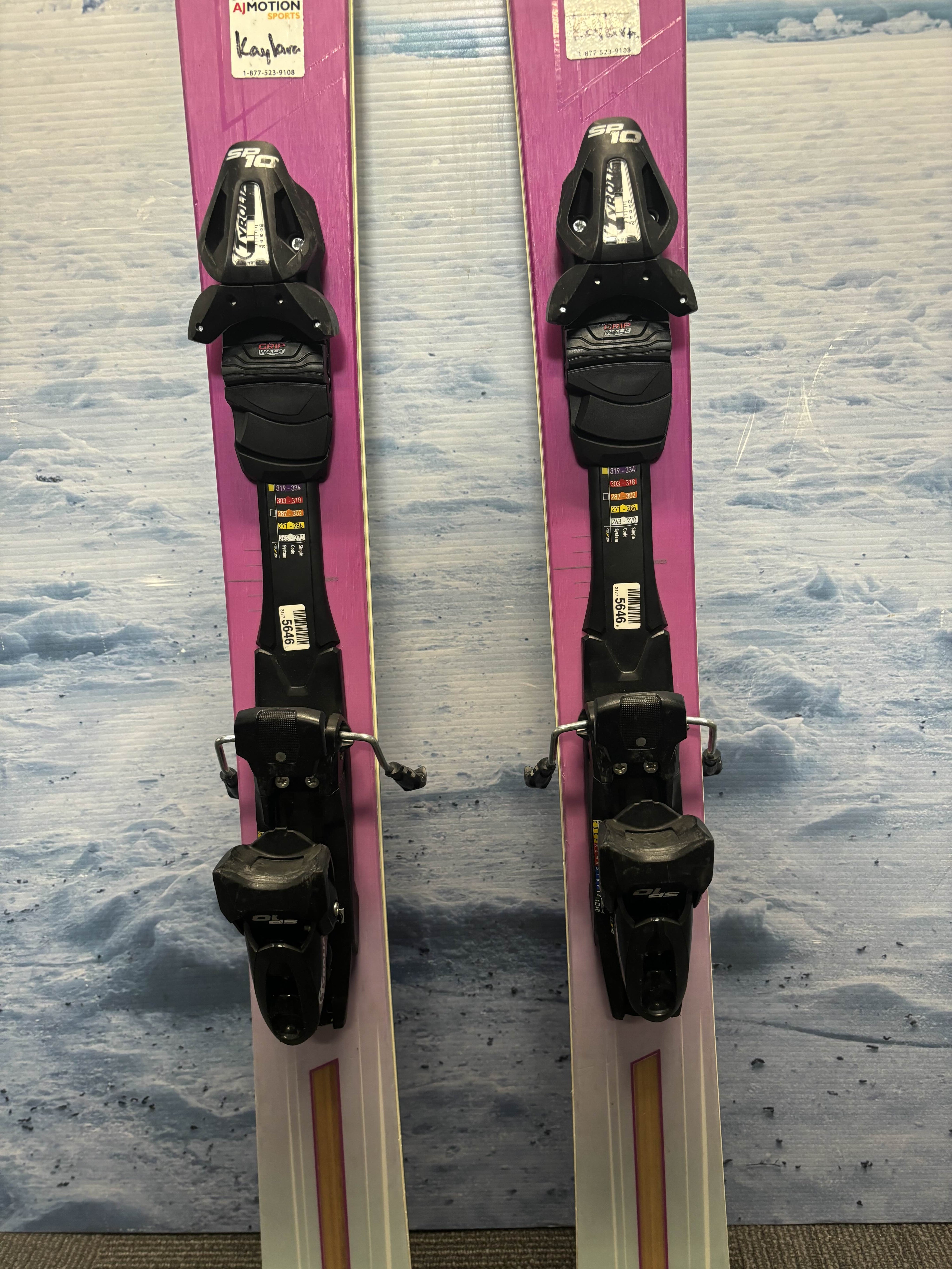 Used Head Great Joy 98 Ski 163cm w/ Tyrolia SP10 Grip Walk Rental Binding