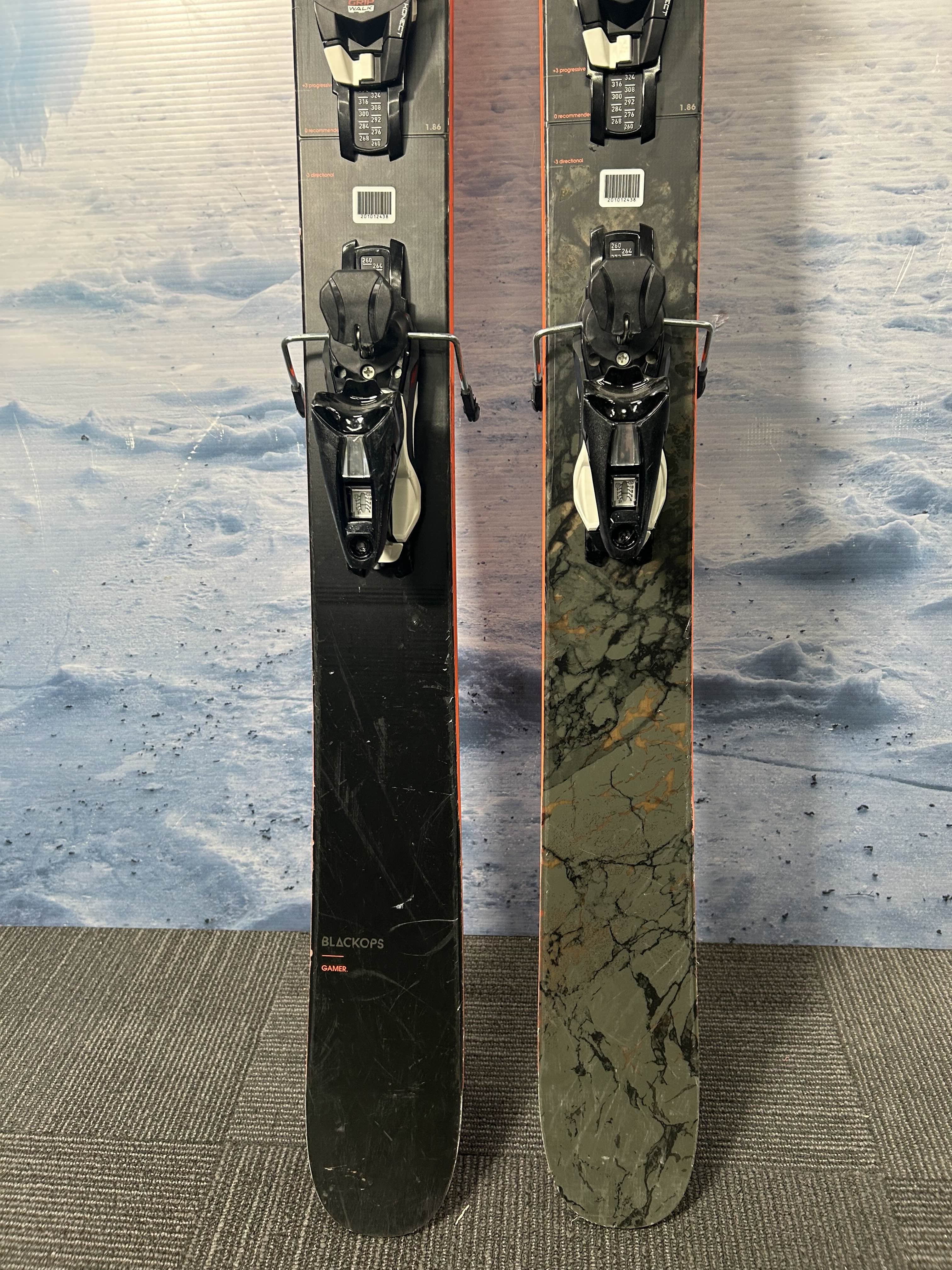 Used 2022 Rossignol Blackops Gamer 118 Ski w/ Look Nx 12 Demo Bindings - 186CM