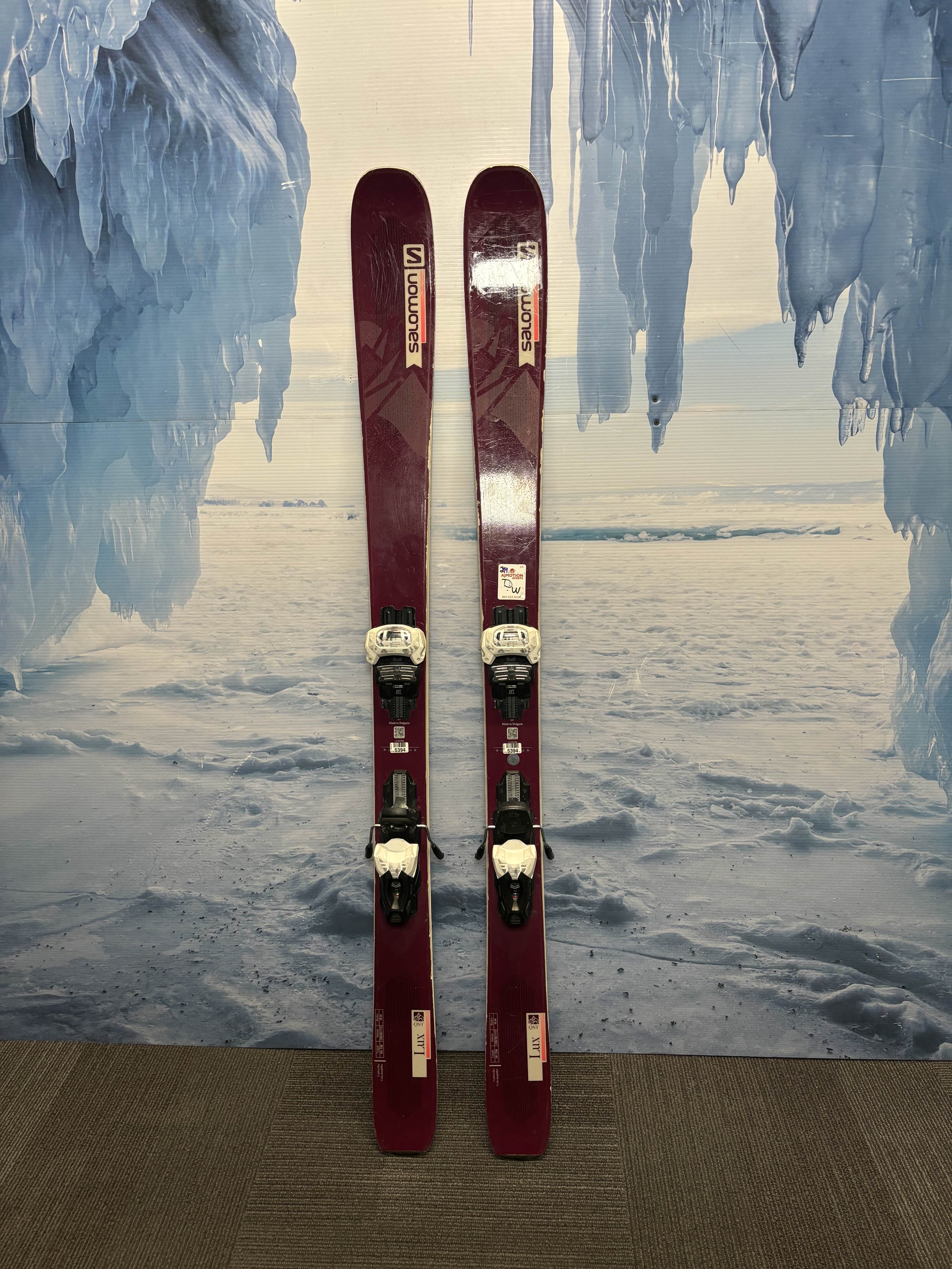 Used Salomon Lux QST 92 Ski 161cm w/ Tyrolia Attack 11 Rental Binding