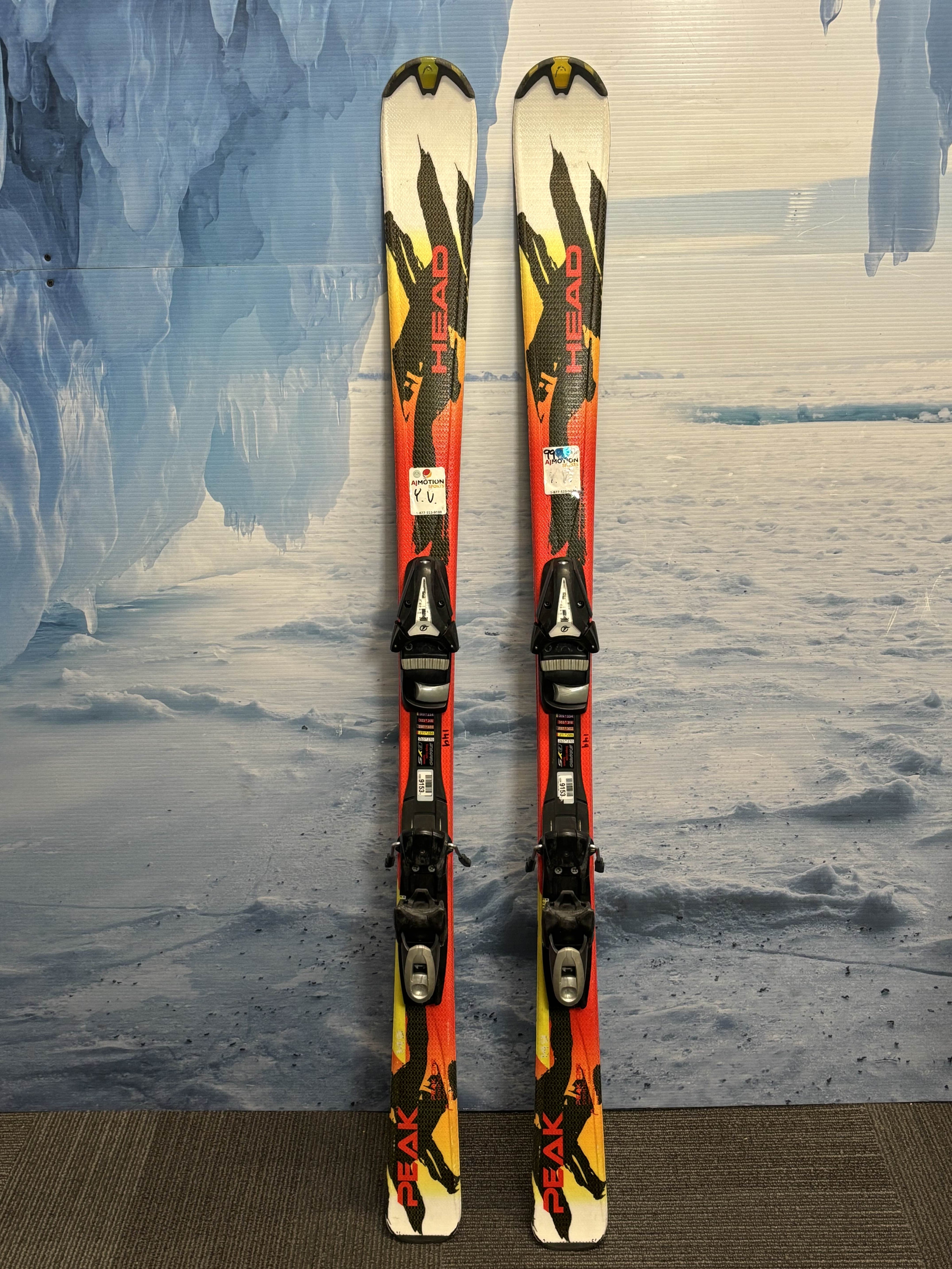 Used Head Peak One 70 Ski 149cm w/ Tyrolia Sympro SP 10 Rental Binding