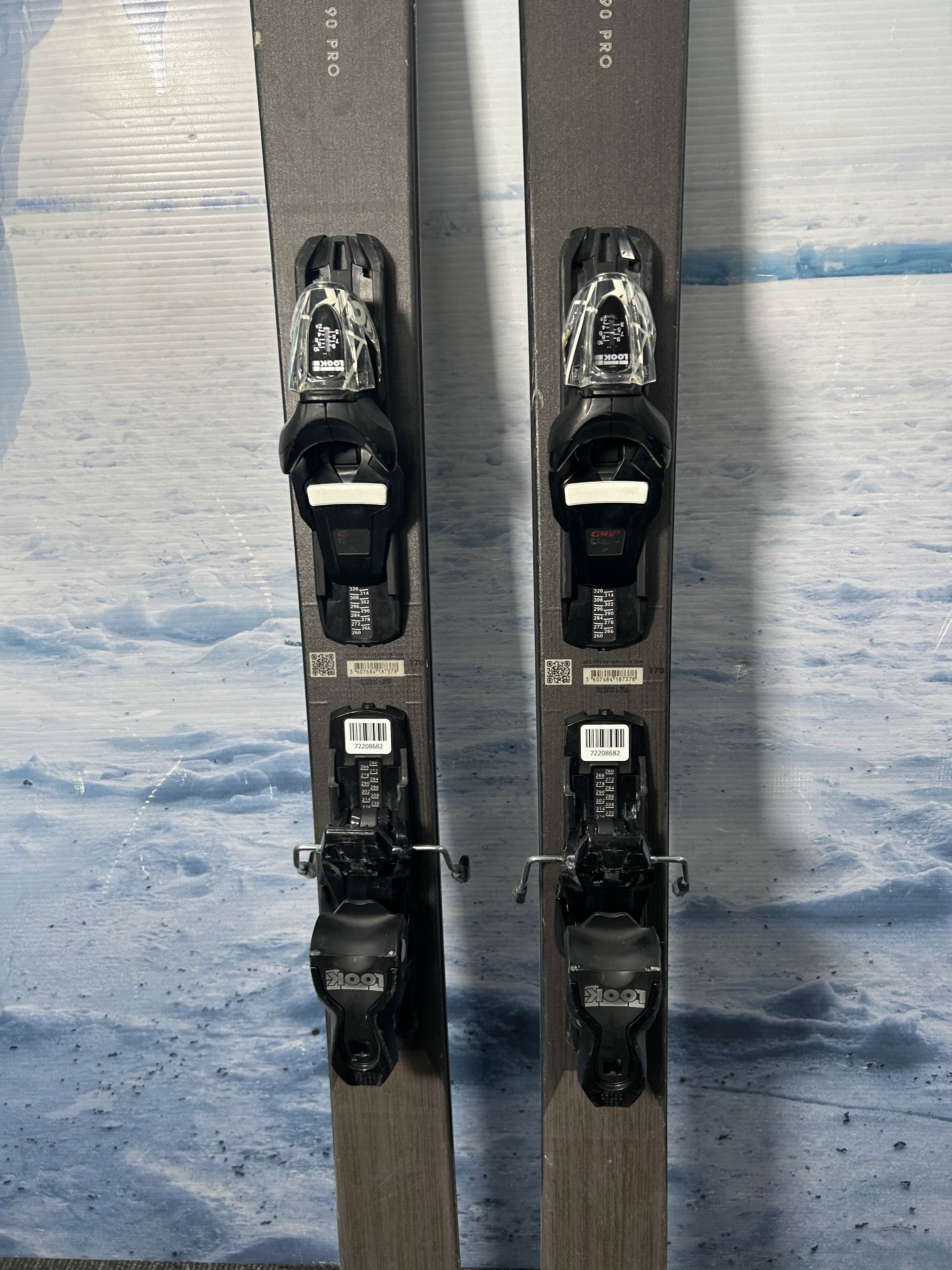 Used Rossignol Sender 90 Pro Ski - 170CM W/ Look 10 Demo Binding