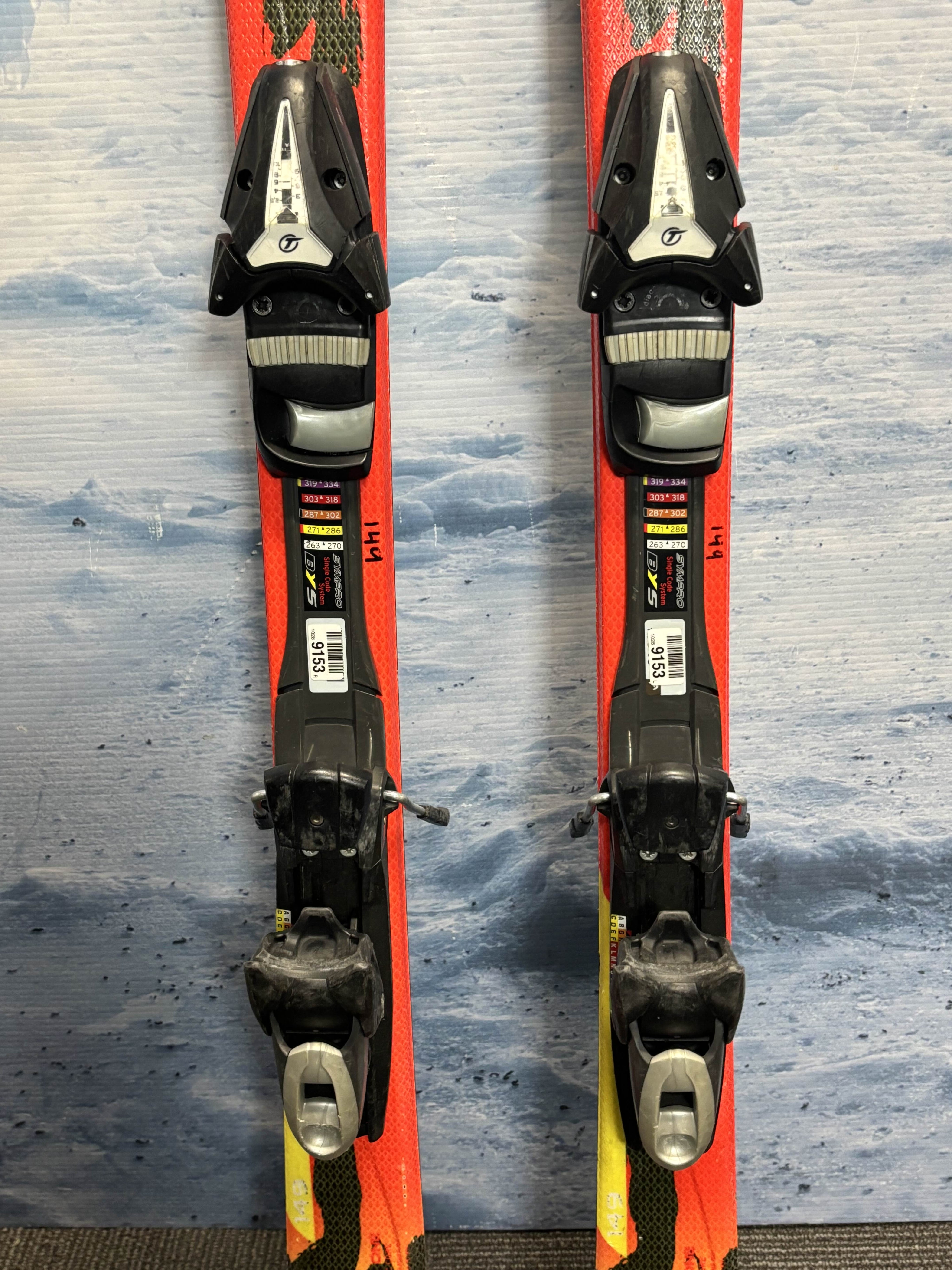 Used Head Peak One 70 Ski 149cm w/ Tyrolia Sympro SP 10 Rental Binding