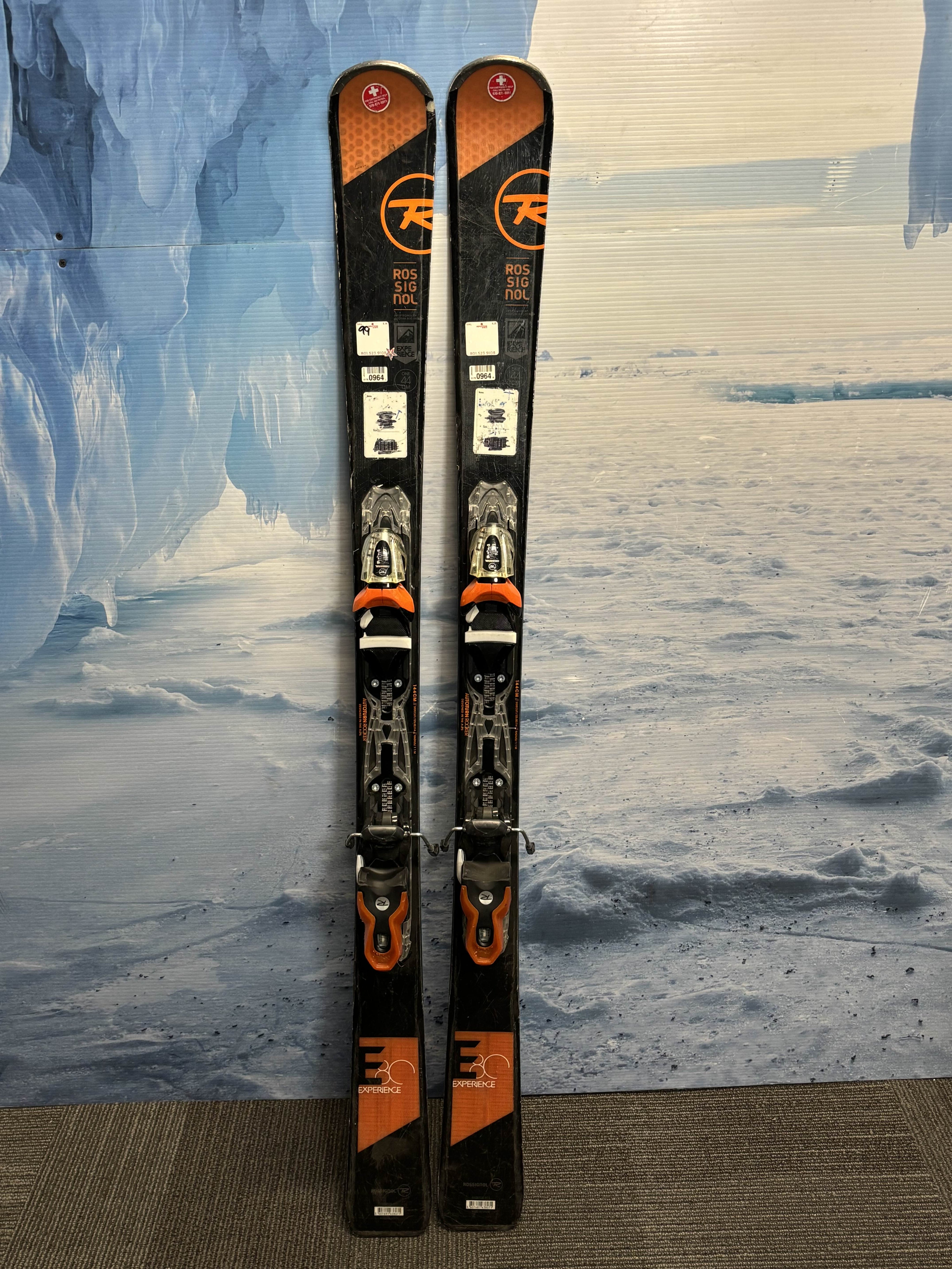 Used Rossignol Experience 80 Ski 144cm w/ Rossignol 11 Rental Binding