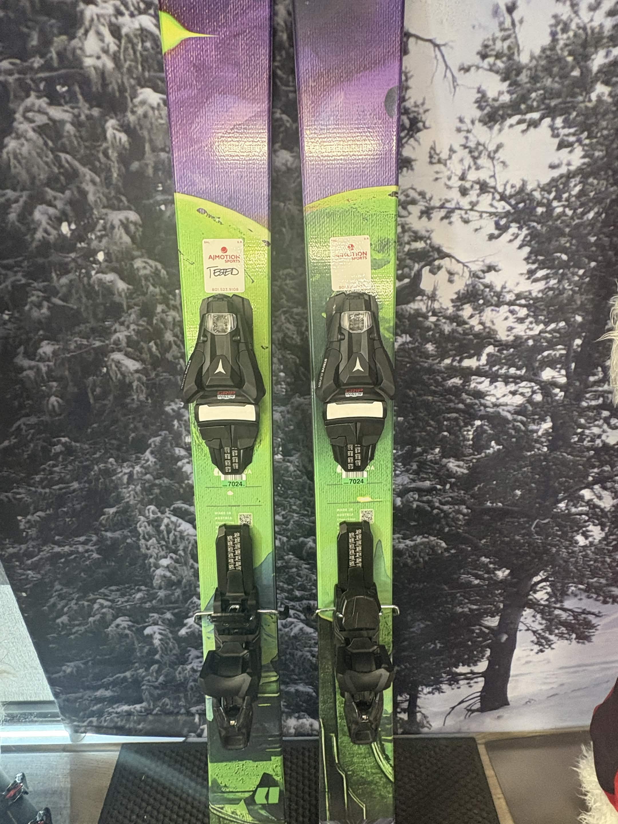 Armada ARV 100 Madsteez 165cm Skis w/ ATOMIC NR Strive 11 GW ATO Demo Binding - New 2027