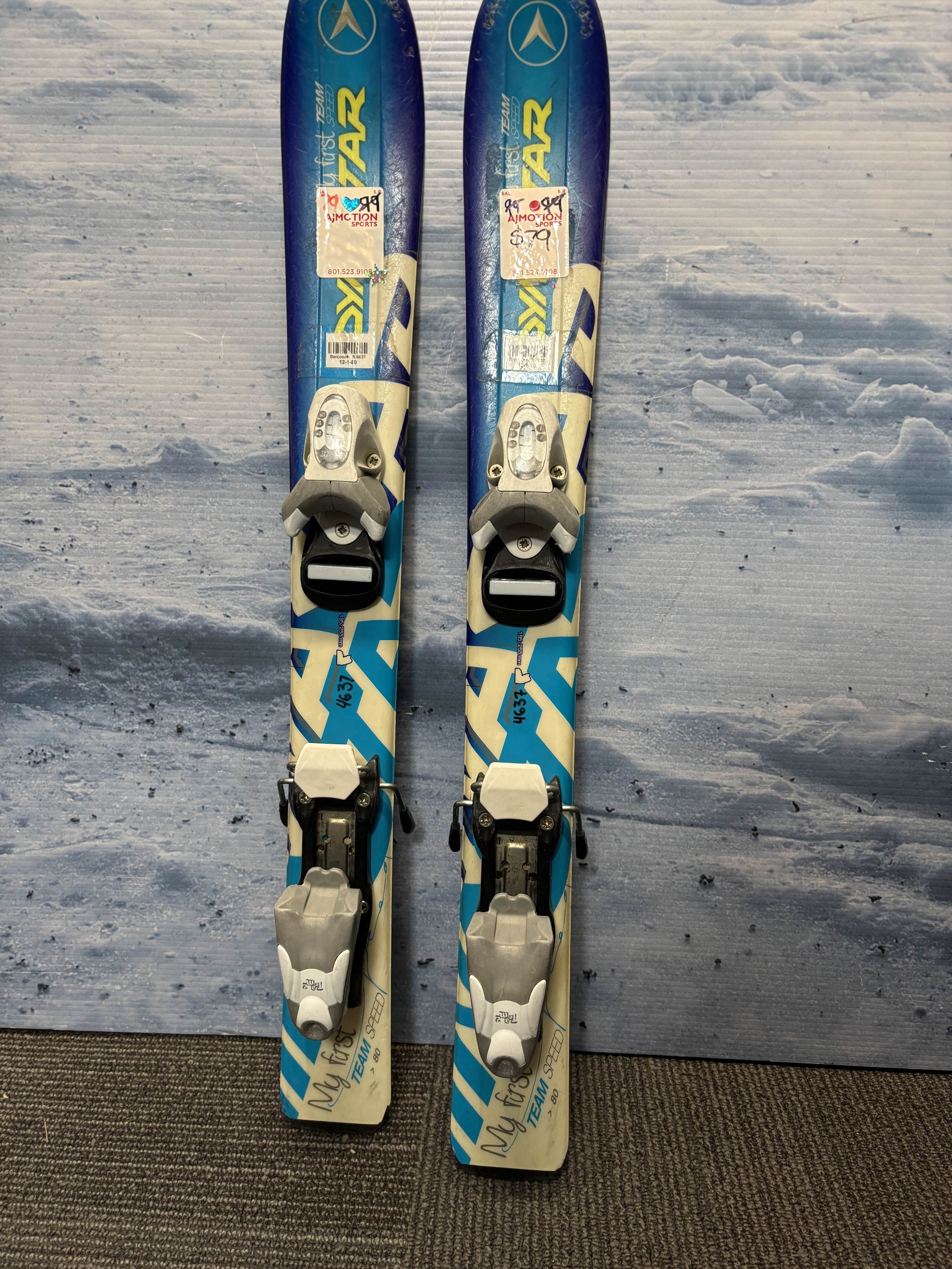 Used Dynastar My First Team Speed Ski 80cm w/ Look Team^2 2.5 Rental Binding