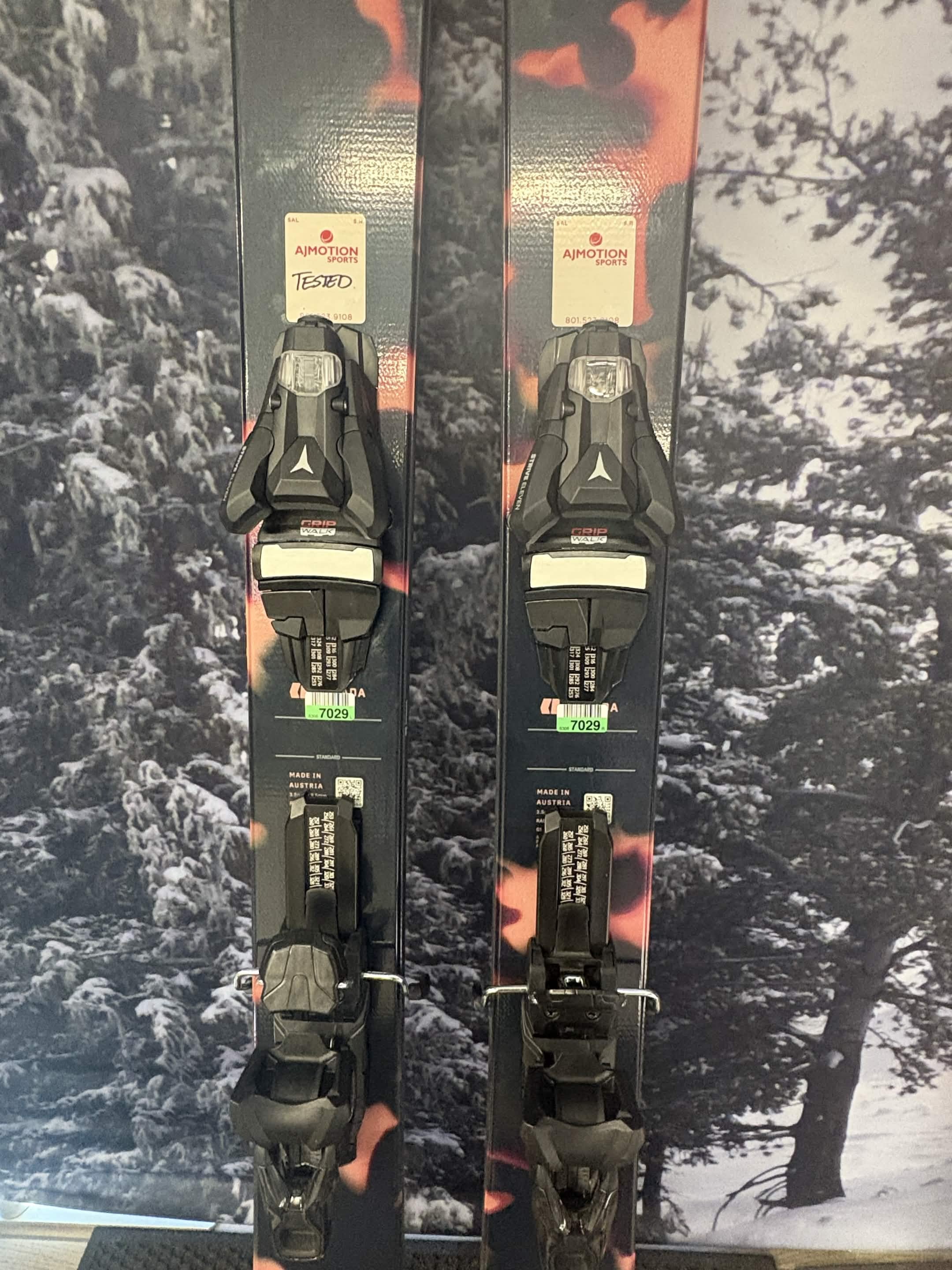 Armada ARW 100 165cm Skis w/ ATOMIC NR Strive 11 GW ATO Demo Binding -New 2027