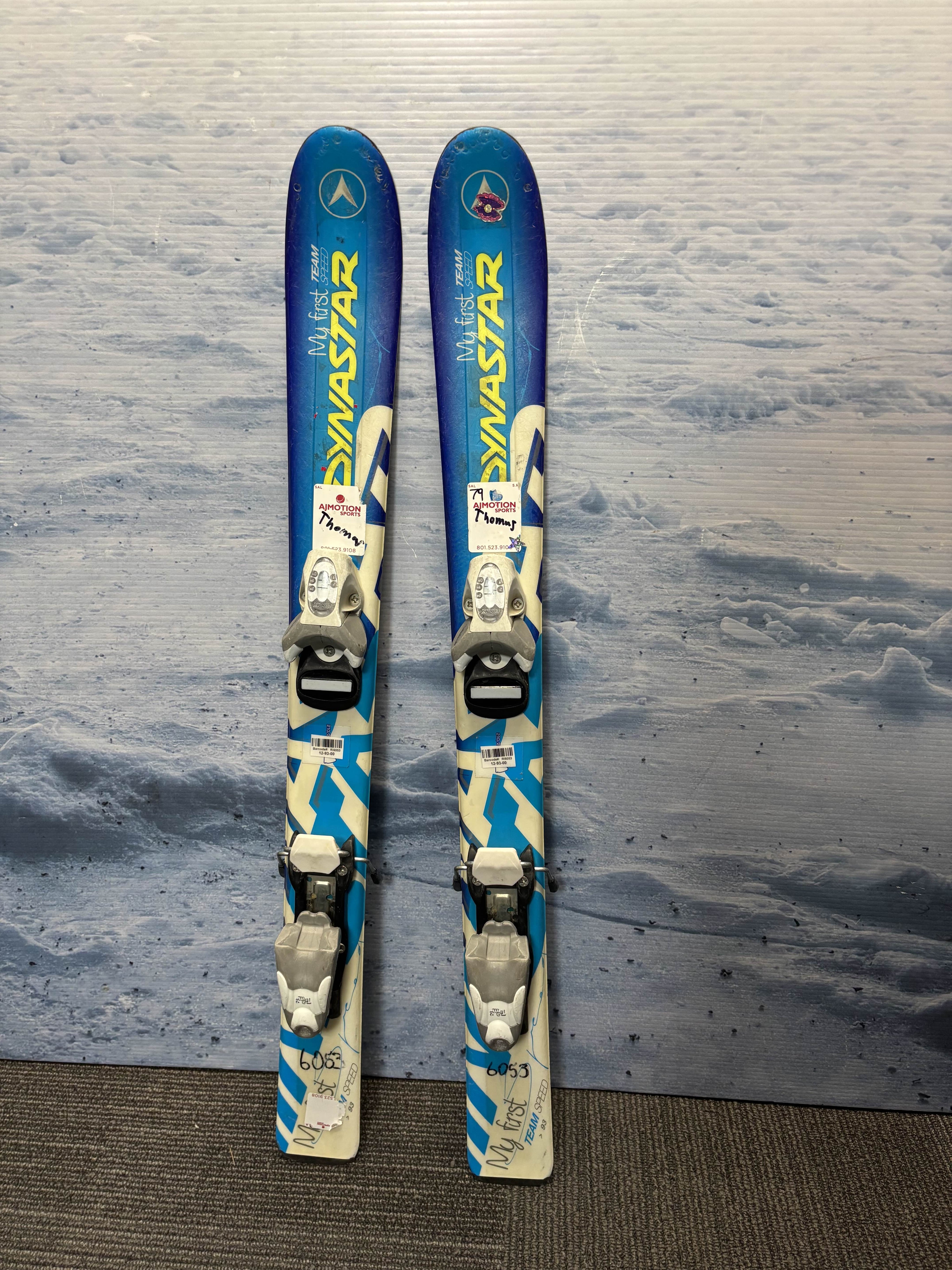 Used Dynastar My First Team Speed Ski 93cm w/ Look Team^2 2.5 Rental Binding