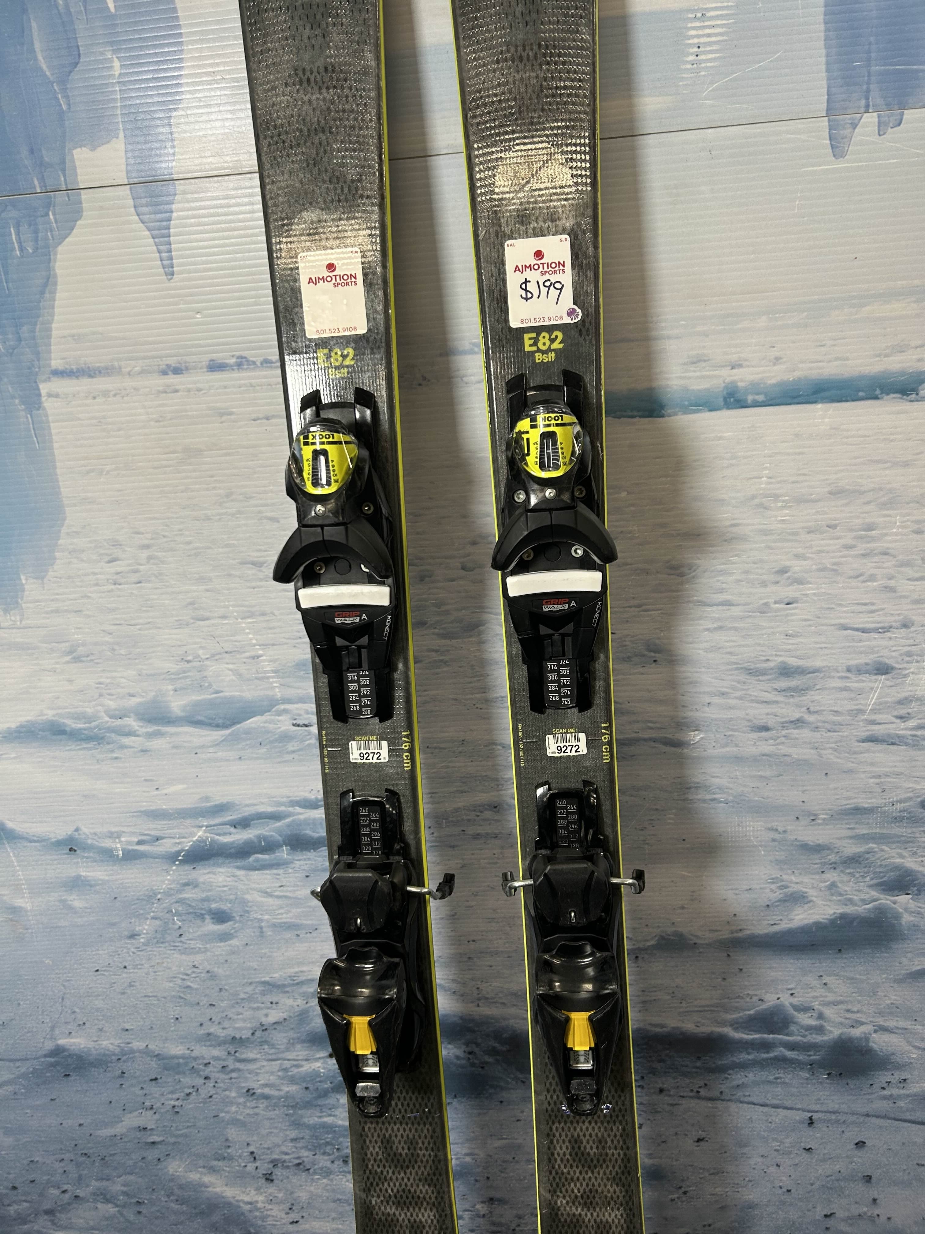 Used 2025 Rossignol Basalt E82 Ski w/ Look Nx Konect 12 Gw Demo Bindings - 176CM