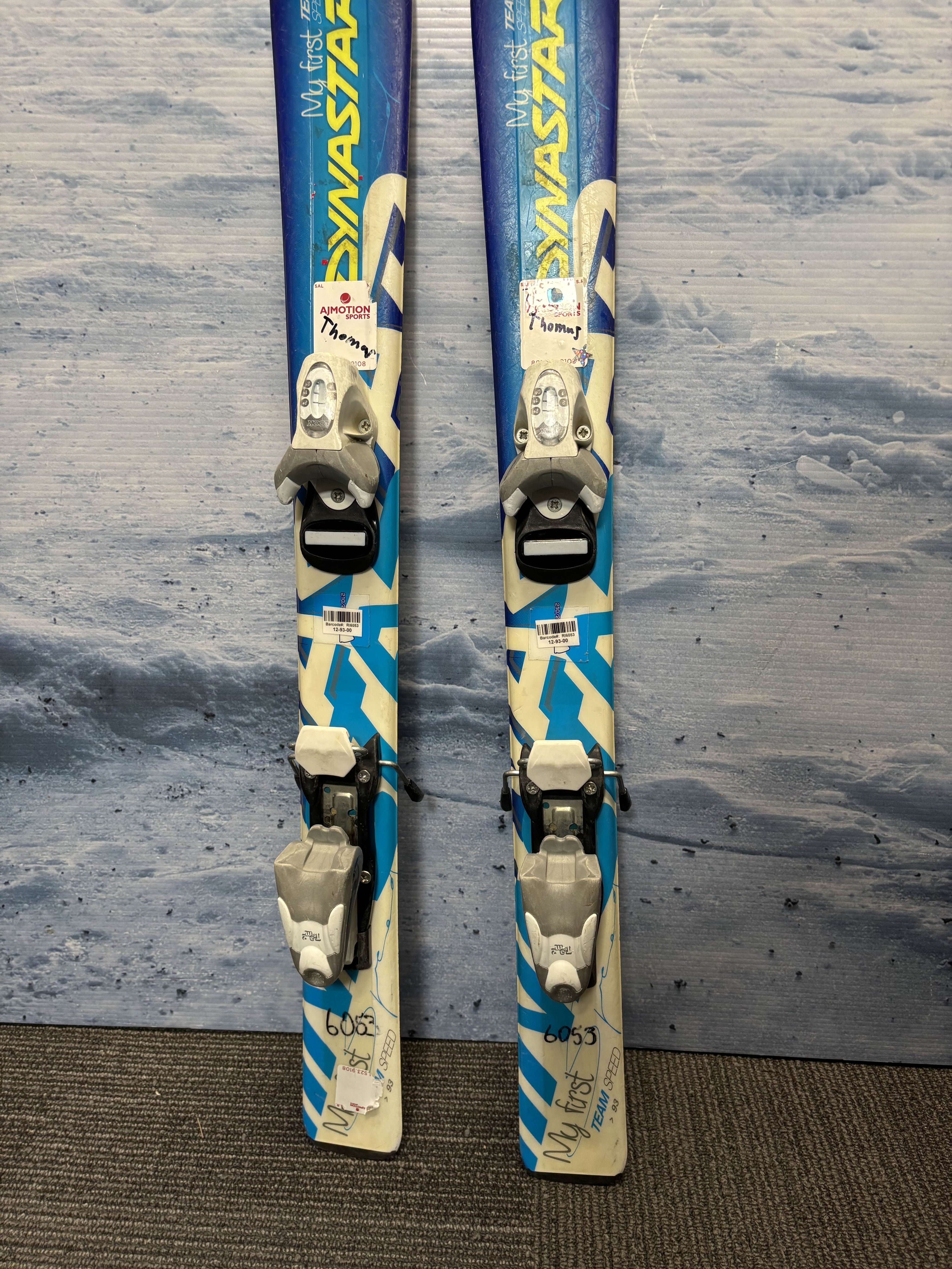 Used Dynastar My First Team Speed Ski 93cm w/ Look Team^2 2.5 Rental Binding